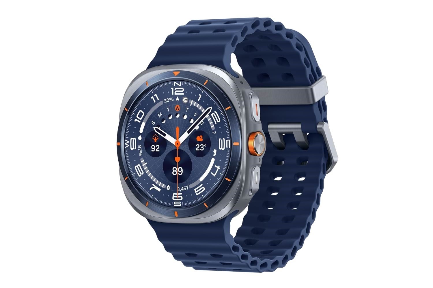 Samsung Galaxy Watch Ultra (2025) - Titanium Blue Smartwatch Blå SM-L705FZB2EUB