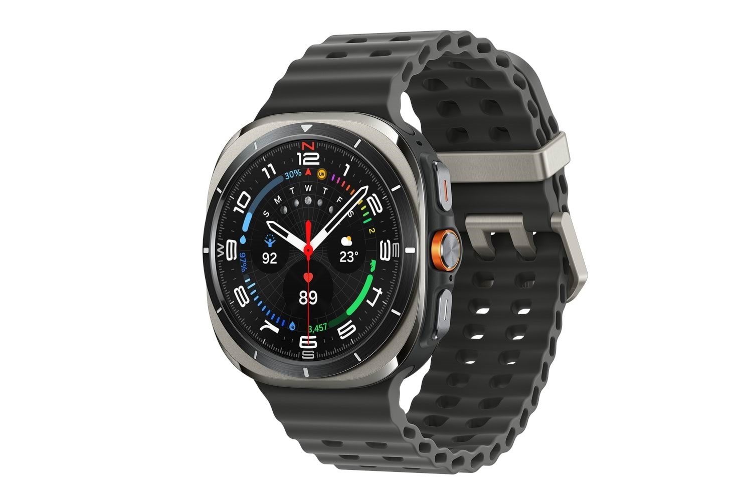 Samsung Galaxy Watch Ultra (2025) - Titanium Silver Smartwatch Sølv SM-L705FZS2EUB