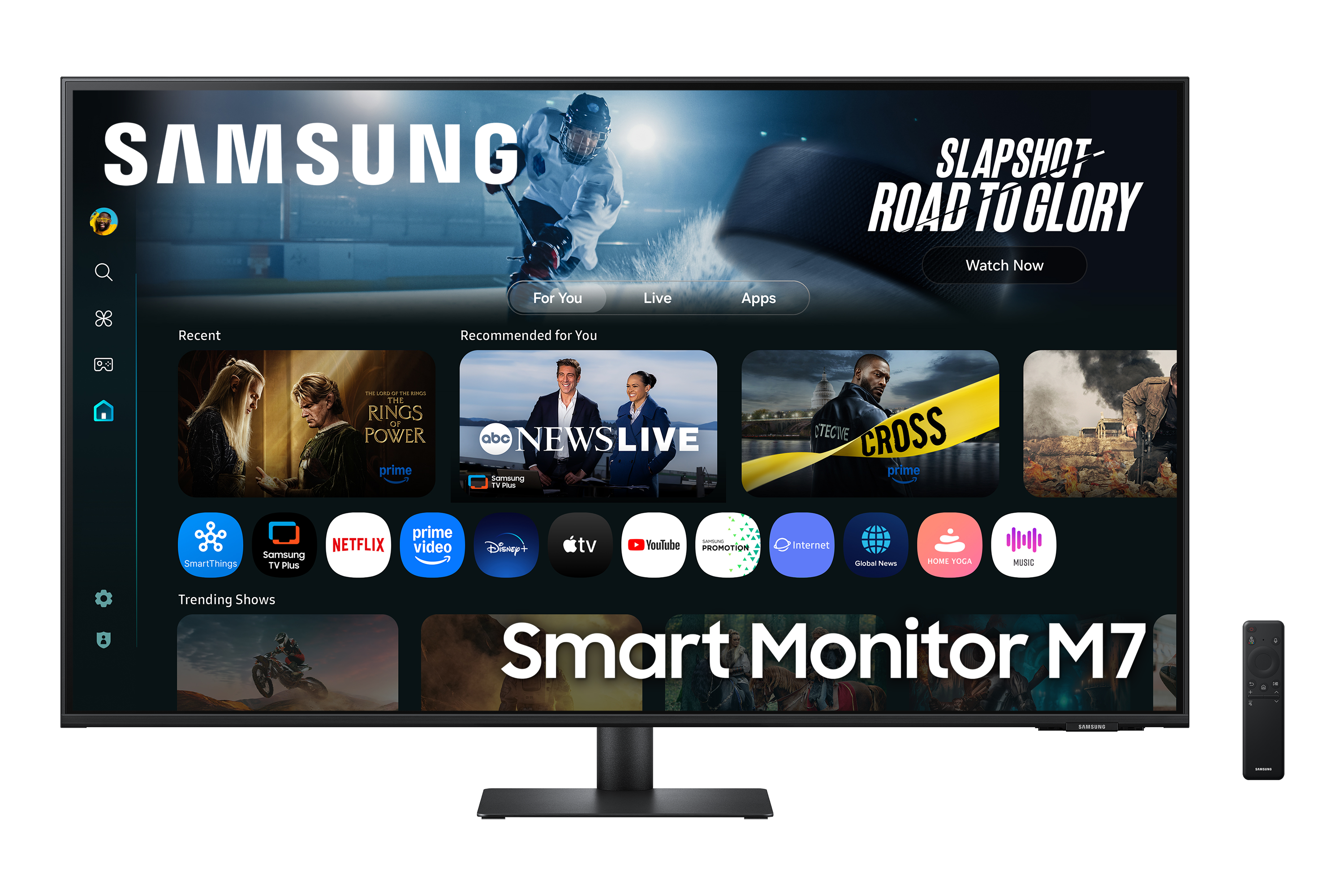 43" Samsung S43FM702UU - 3840x2160 (4K) - VA - 65W USB-C Computerskærm LS43FM702UUXEN