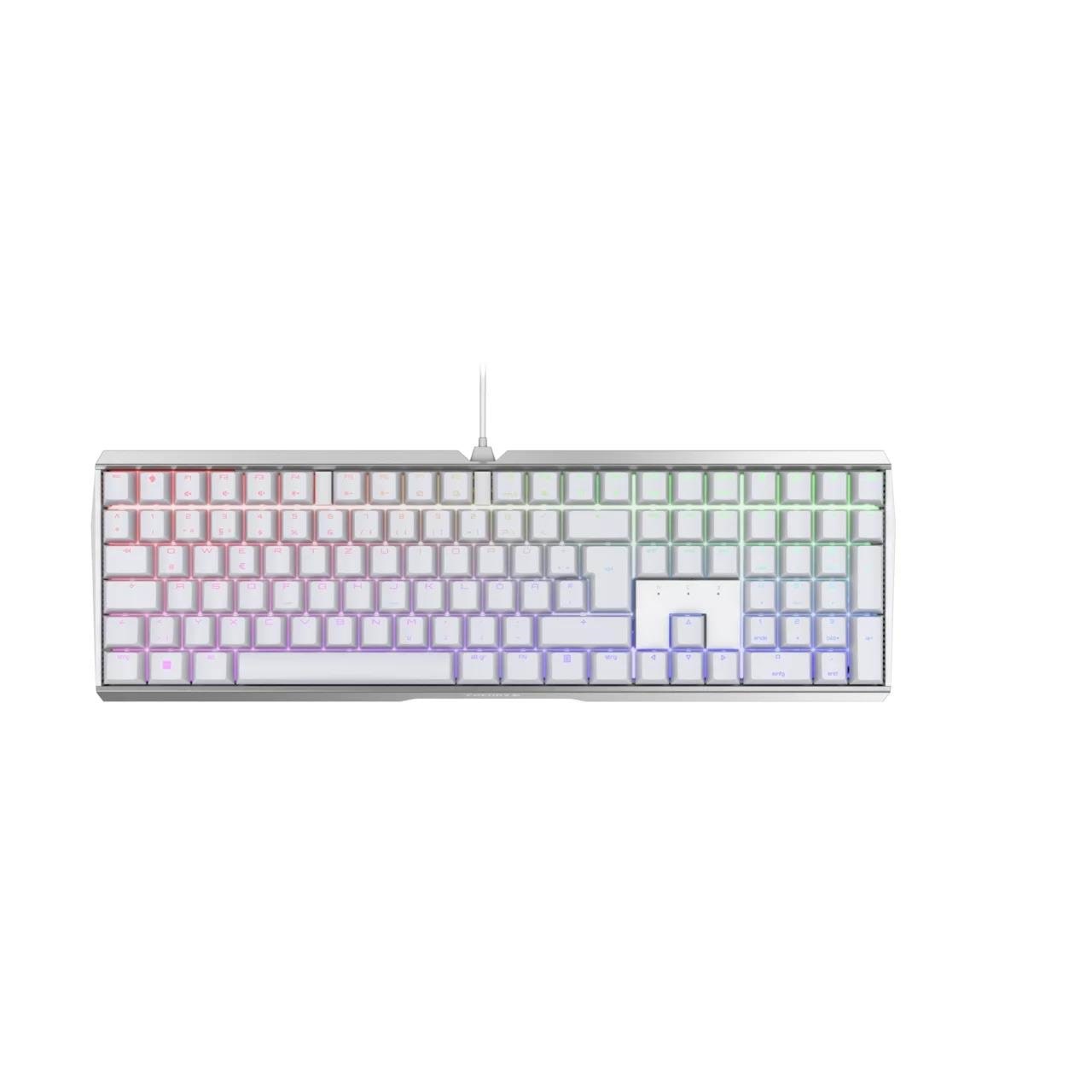 Cherry MX-Board 3.0 S - MX Brown - Gaming Tastatur - Nordisk - Hvid Tastatur G80-3874LXAPN-0