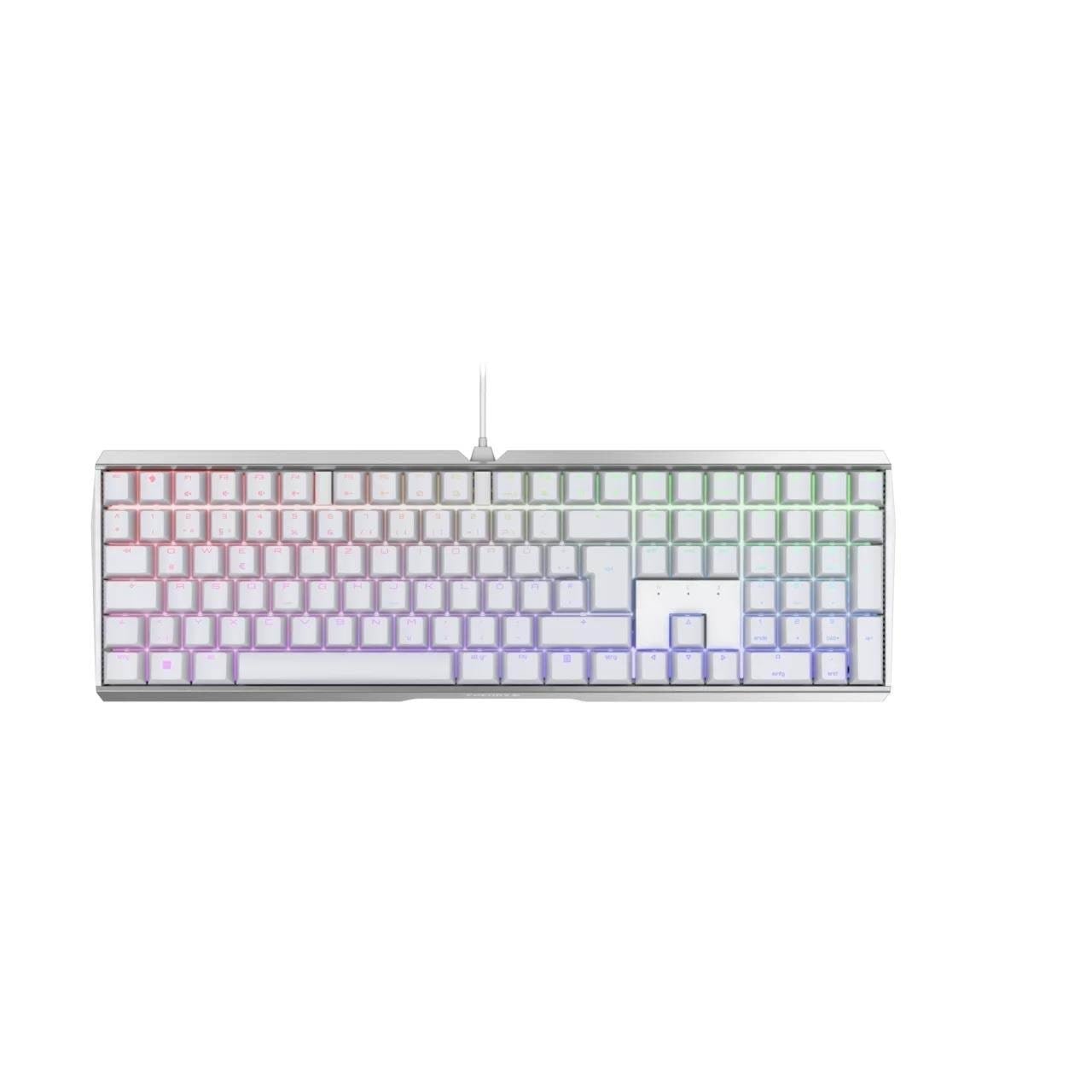 Cherry MX-Board 3.0 S - MX Red - Gaming Tastatur - Nordisk - Hvid Tastatur G80-3874LYAPN-0