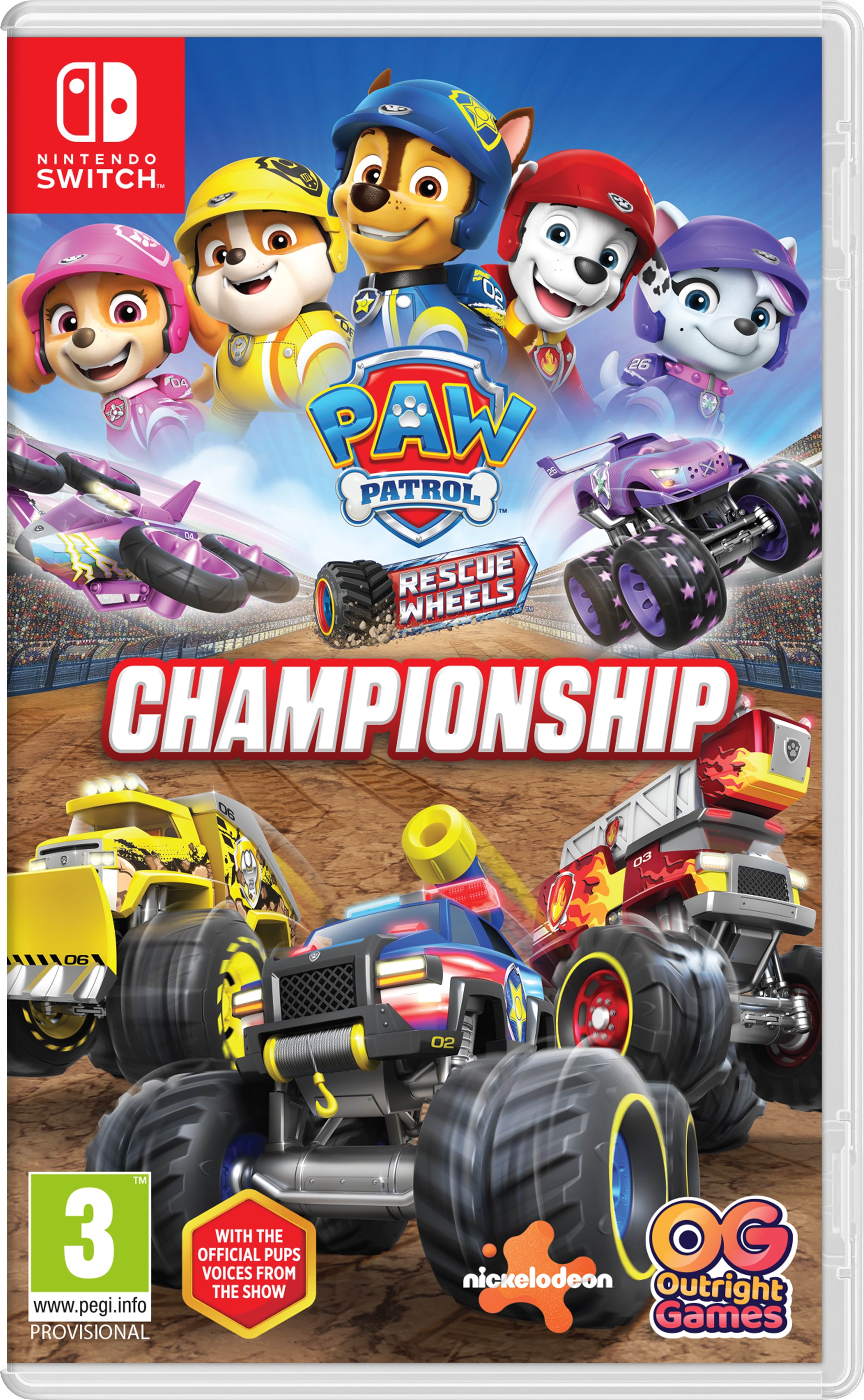 Paw Patrol Rescue Wheels: Championship - Nintendo Switch - Racing Spil 5061005356085