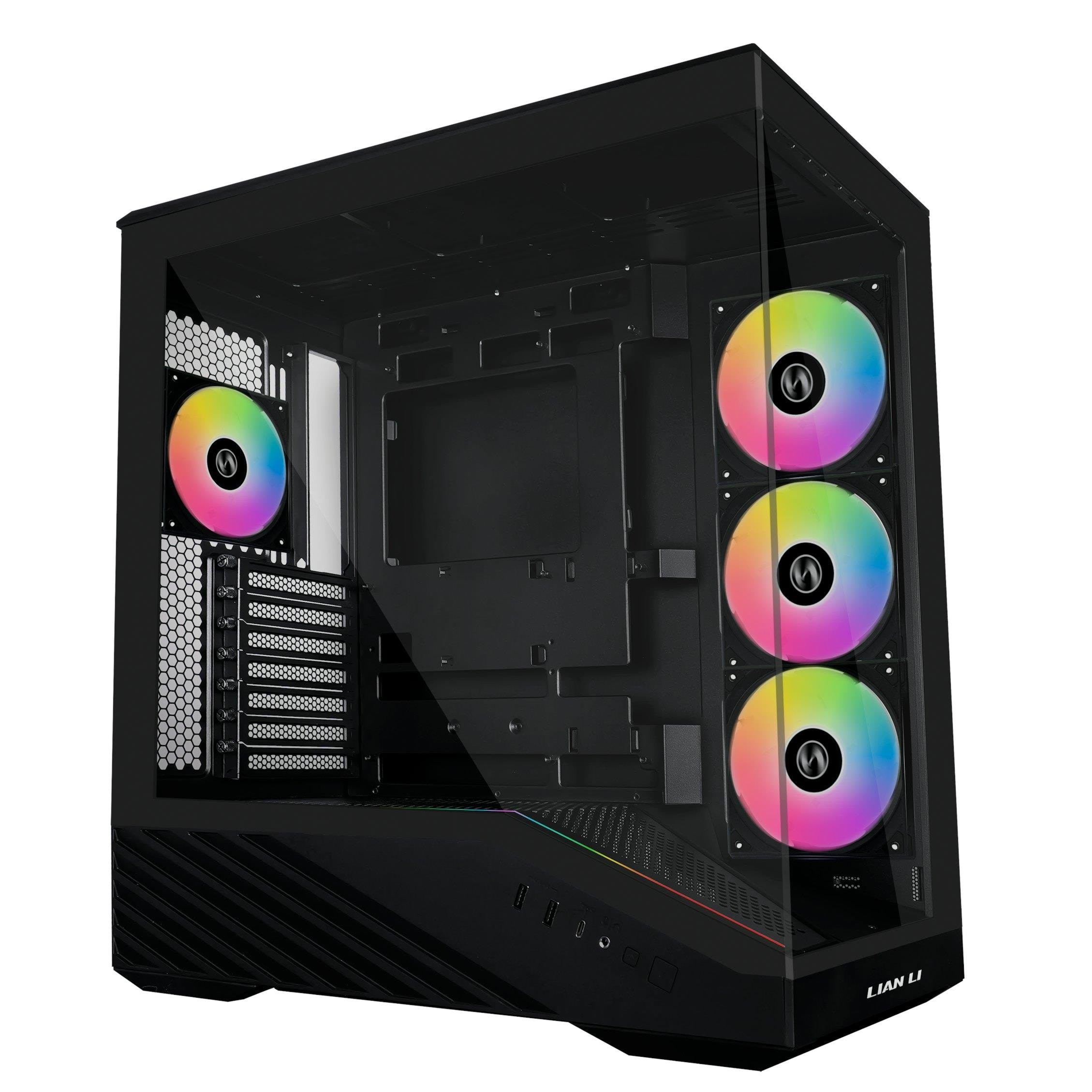 Lian Li V100 Black (4x ARGB fans) - Kabinet - Miditower - Sort Kabinet G99.V100RX.00