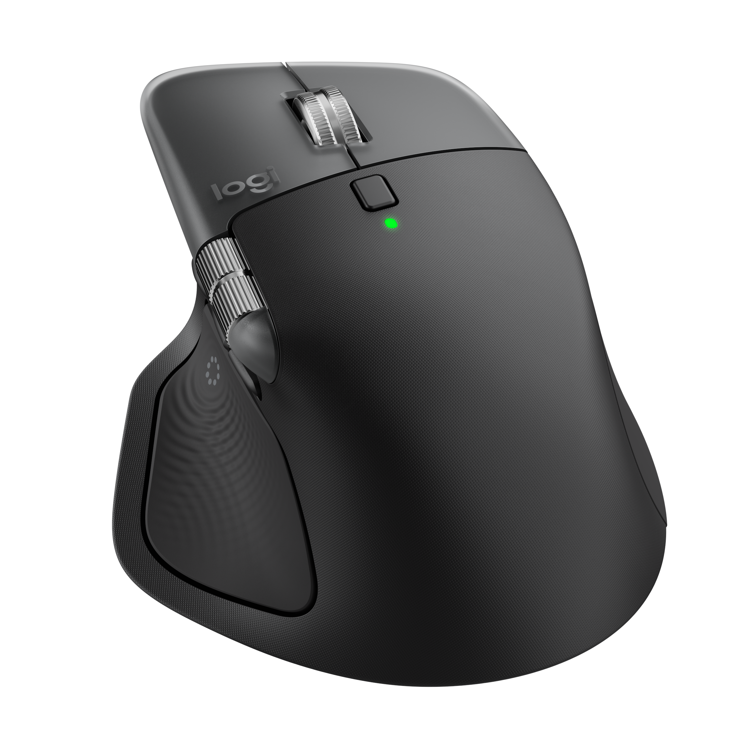 Logitech MX Master 4 for MAC (Space Black) - Ergonomisk mus - Laser - 8 knapper - Sort Mus 910-007577