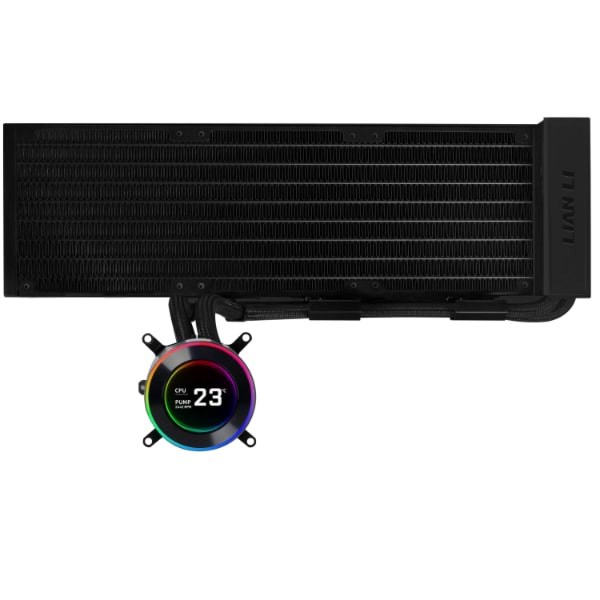 Lian Li Hydroshift II LCD-C 360 fanless Black - CPU Vandkøling - Max 28 dBA