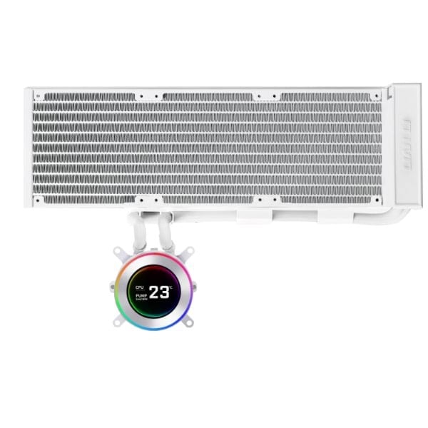 Lian Li Hydroshift II LCD-C 360 fanless White - CPU Vandkøling - Max 28 dBA