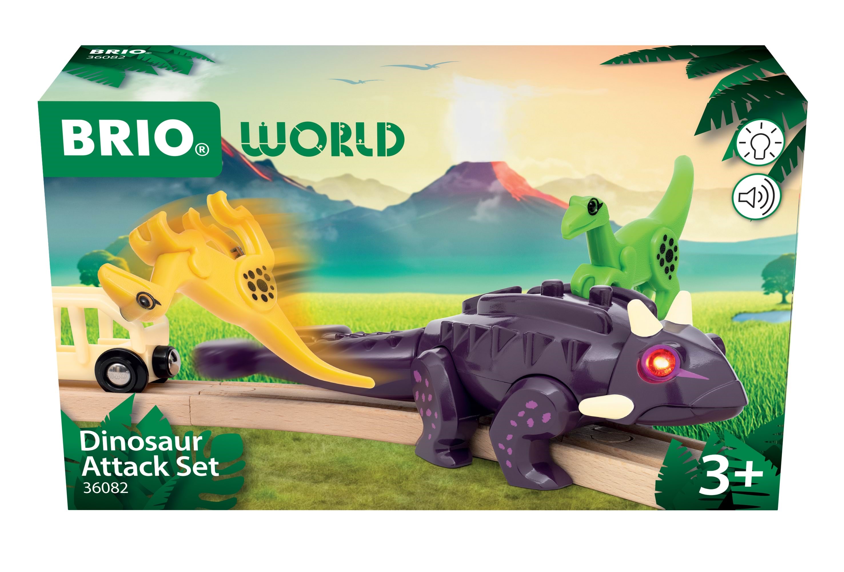 Brio 36082 Dinosaur Attack Legesæt Brio Tog