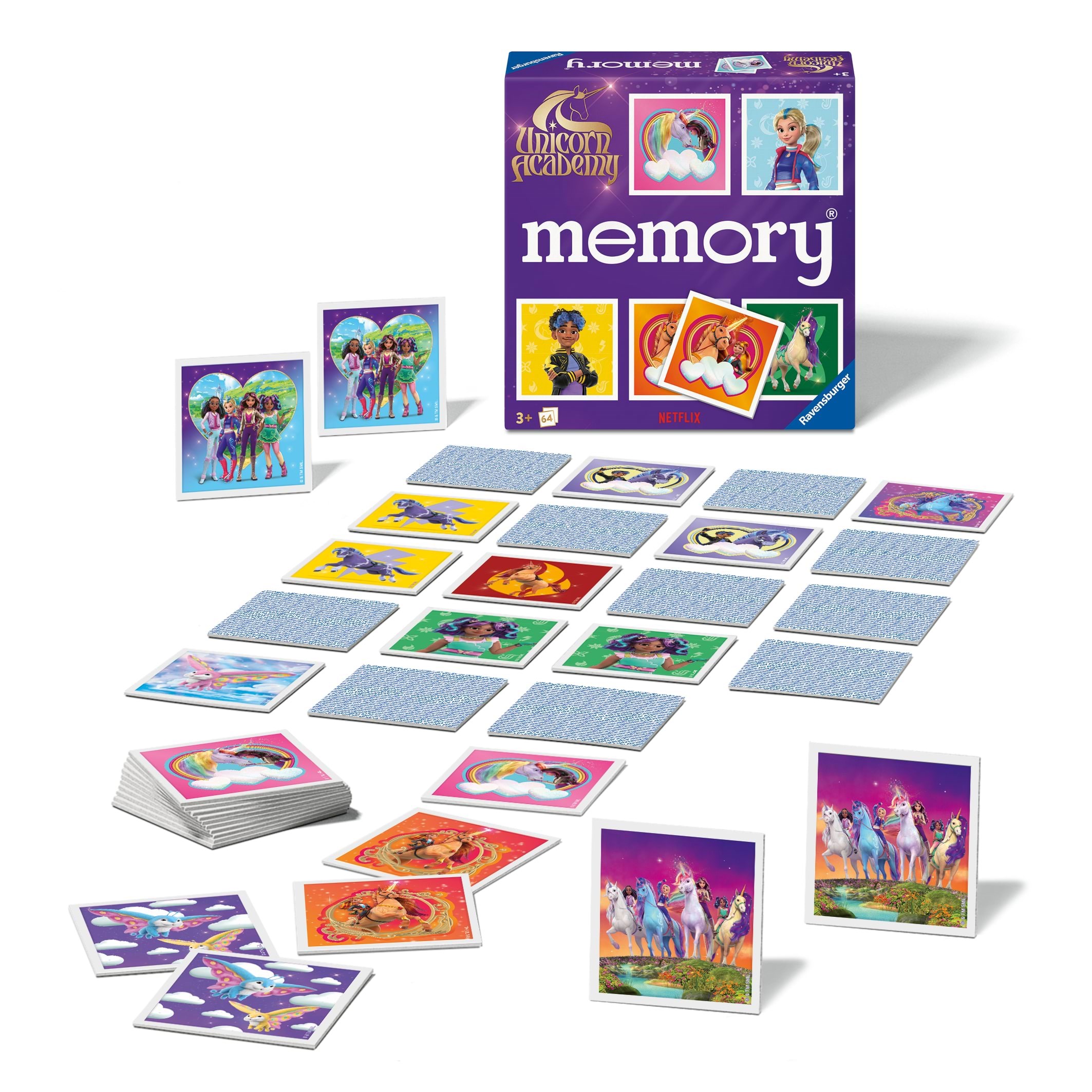 Ravensburger Unicorn Academy memory - Vendespil Puslespil 10624778