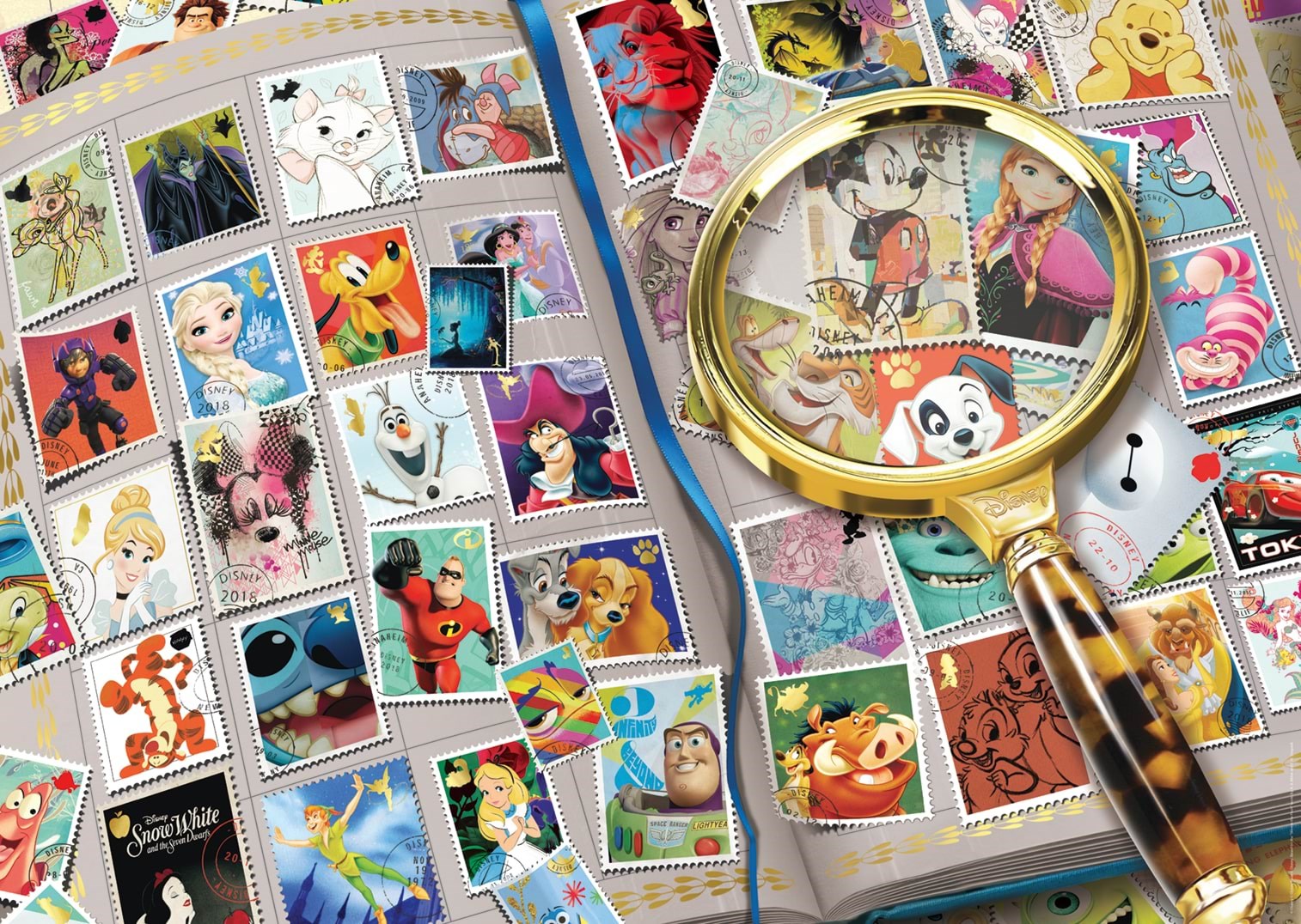 Ravensburger Disney Stamp Album 1000p Puslespil 12001555