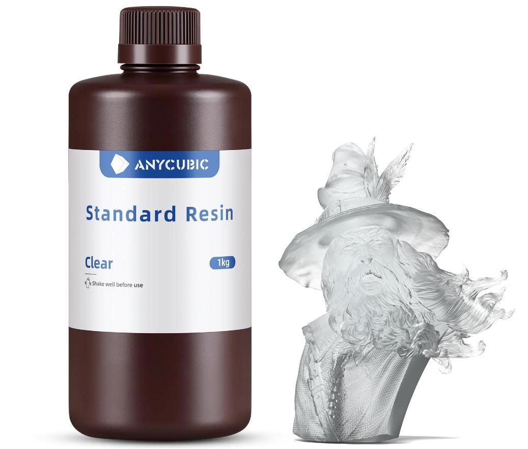 ANYCUBIC Standard resin 1 L Clear 3d Filament Gennemsigtig SPTCL-155E