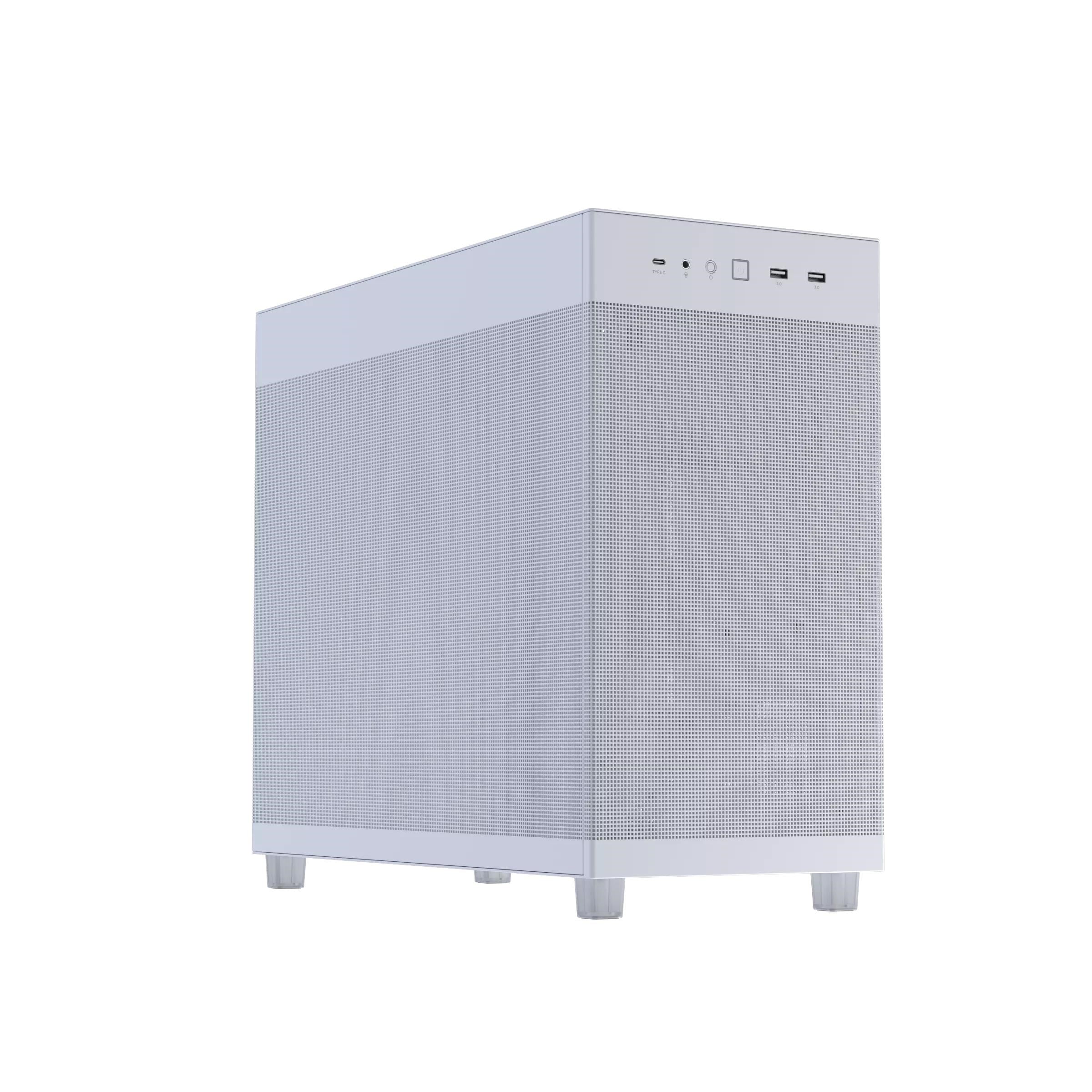 ASUS Prime AP303 Mesh White - Kabinet - Miditower - Hvid Kabinet 90DC00V3-B39000