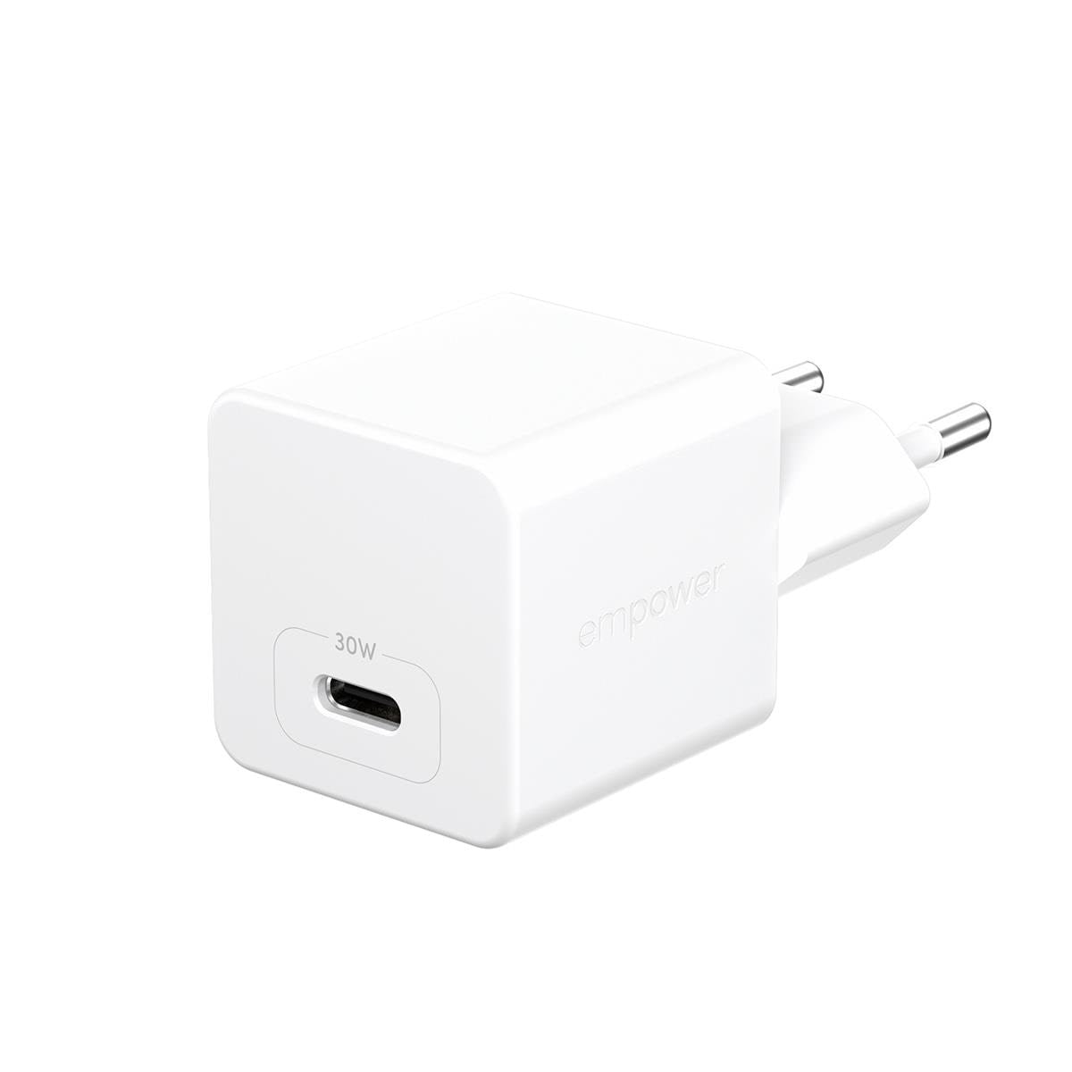 empower by PanzerGlass Turbo 30W Charger Single USB-C | EU Plug | Silver White