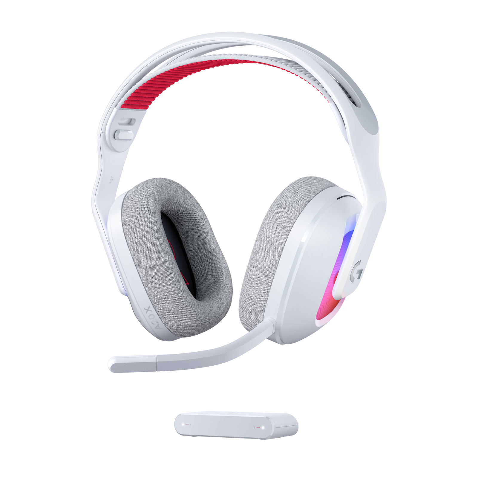 Logitech G Astro A20 X gaming headset med PlaySync Multi Base - Til PC / PlayStation / Xbox - Hvid