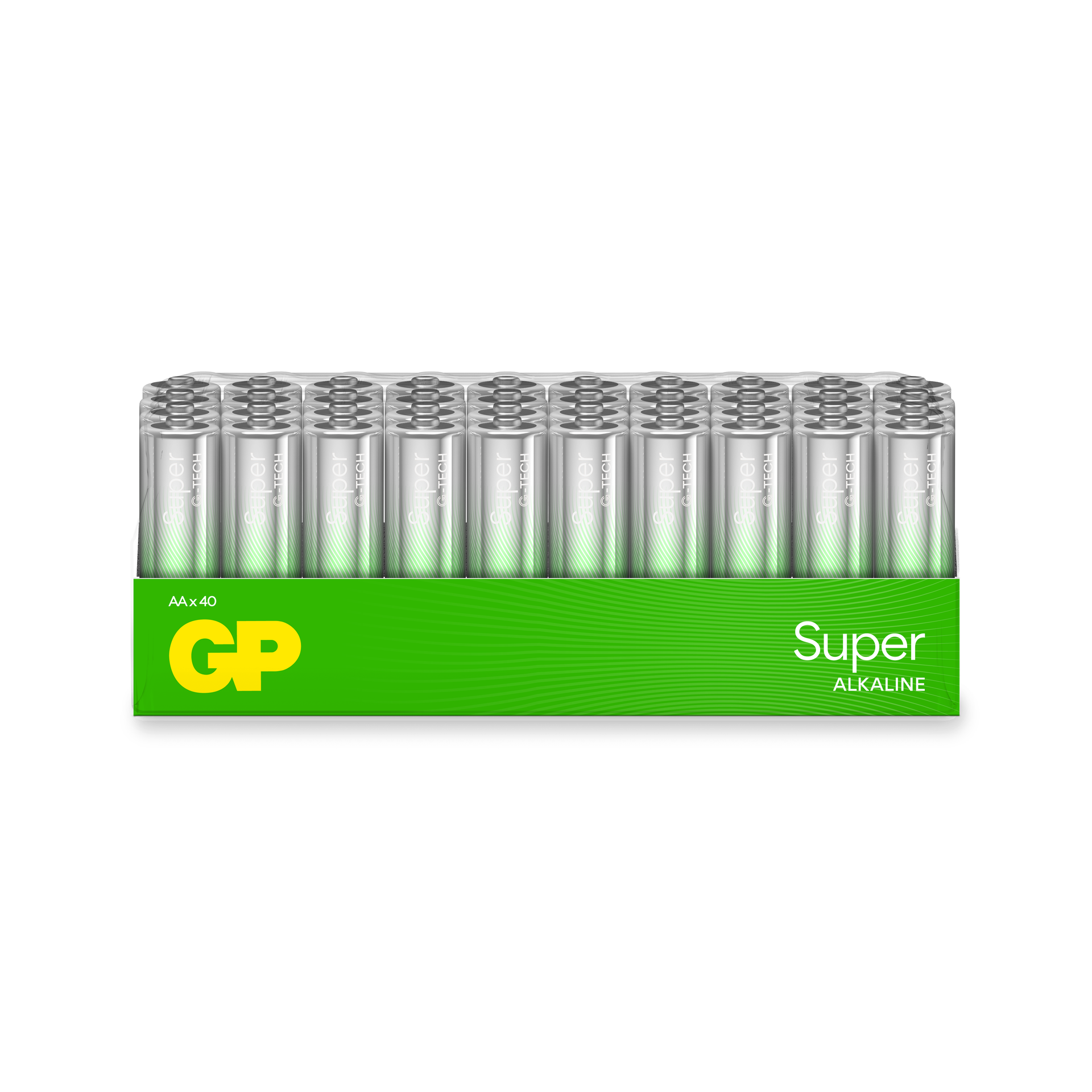 GP Super Alkaline AA batteri, 15A/LR6, 40-pak Batteri 151376