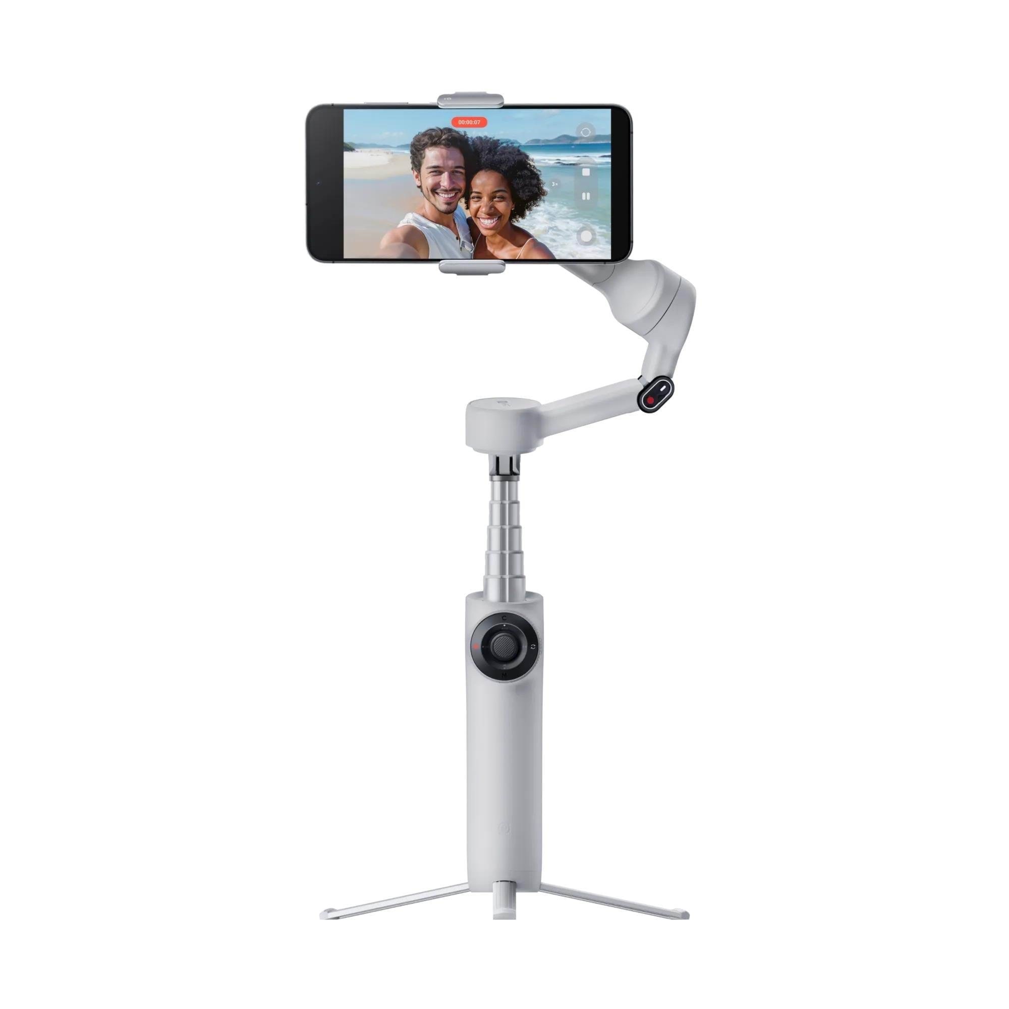 Insta360 Flow 2 AI Tracker Bundle Stone Gray Kamerastativ CINSABQA-AI