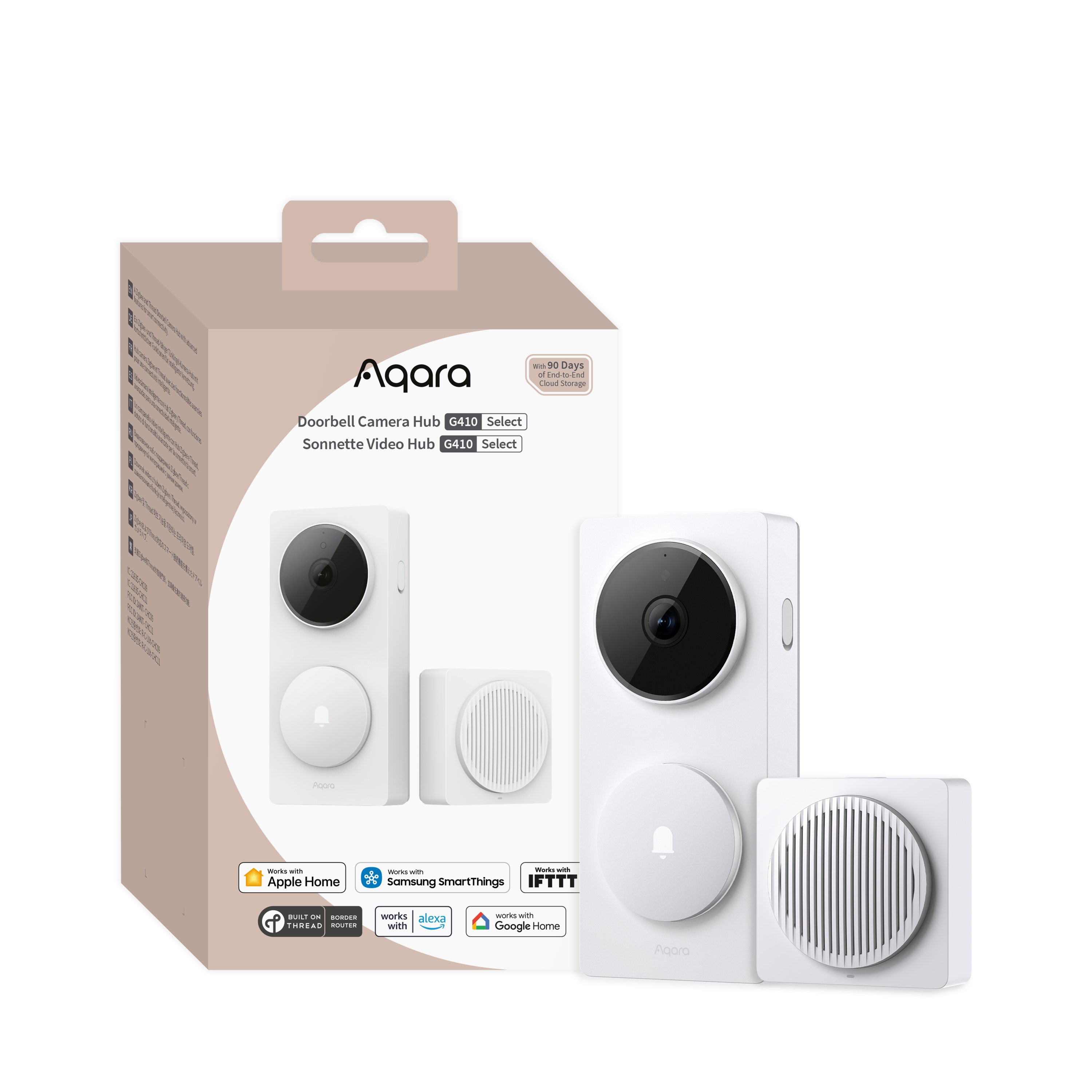 Aqara Dørklokkekamera Hub G410 Select, Hvid Smart Home CH-C09D-W
