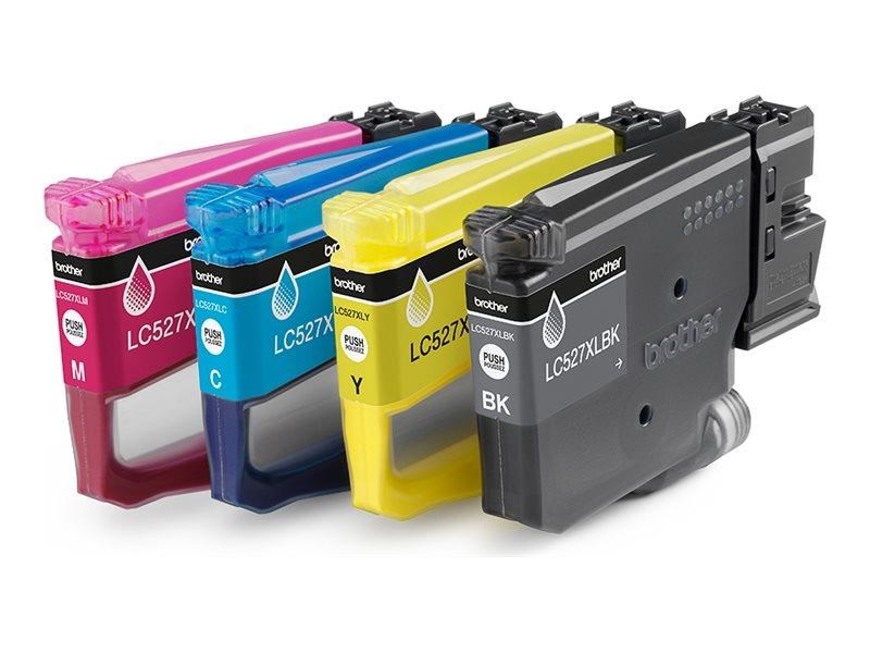 Brother LC527XL Value Pack - 4-pack - High Yield - black yellow cyan magenta - original - ink cartridge Printerpatron Og Toner LC527XLVAL