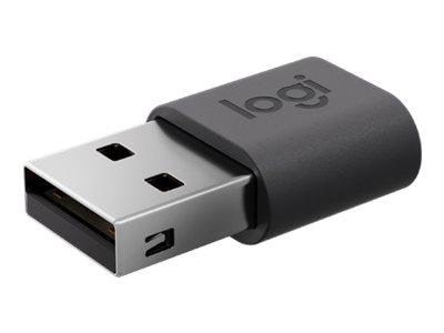 Logitech - USB adapter - USB to 24 pin USB-C Usb Kabel Sort 956-000169