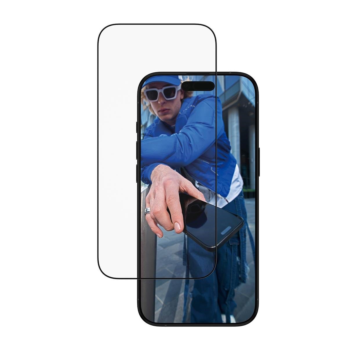 PanzerGlass Screen Protector iPhone Air | Ultra-Wide Fit w. EasyAligner Beskyttelsesglas PG76830
