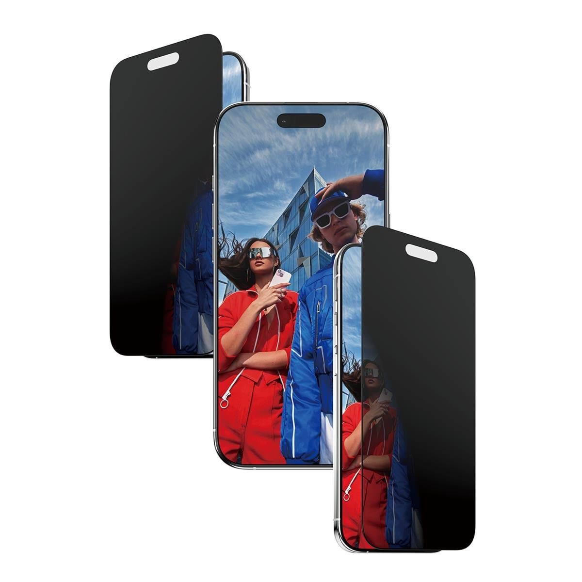 PanzerGlass 2-Way Privacy Screen Protector iPhone Air | Ultra-Wide Fit w. EasyAligner Beskyttelsesglas PG74944