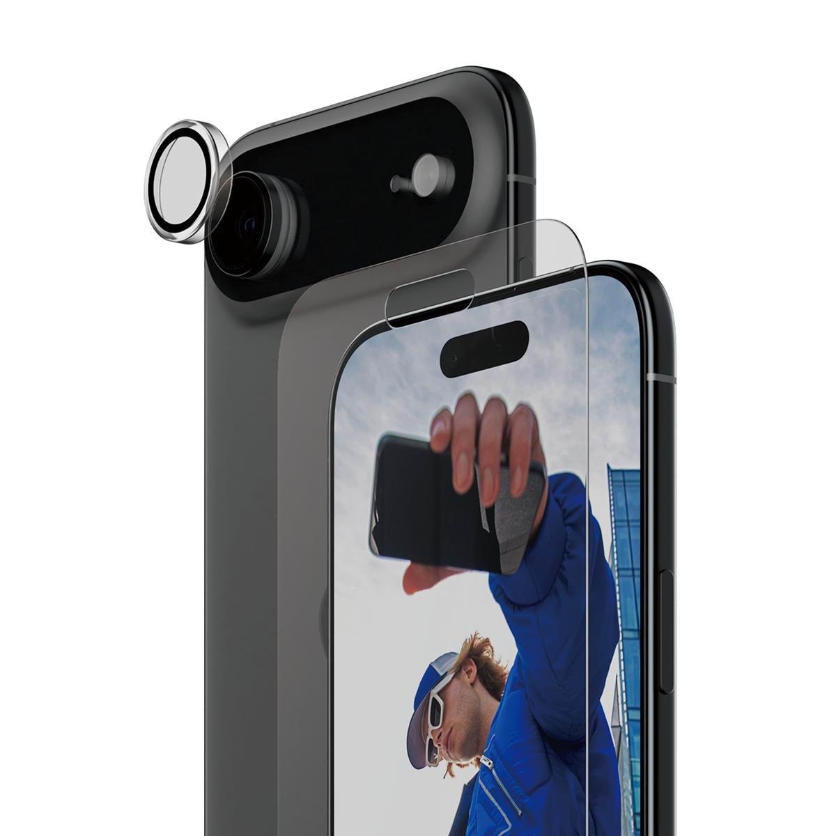 PanzerGlass 2-in-1 Classic Bundle iPhone Air w. FASTFIT IN-A-BOX Beskyttelsesglas PG78316