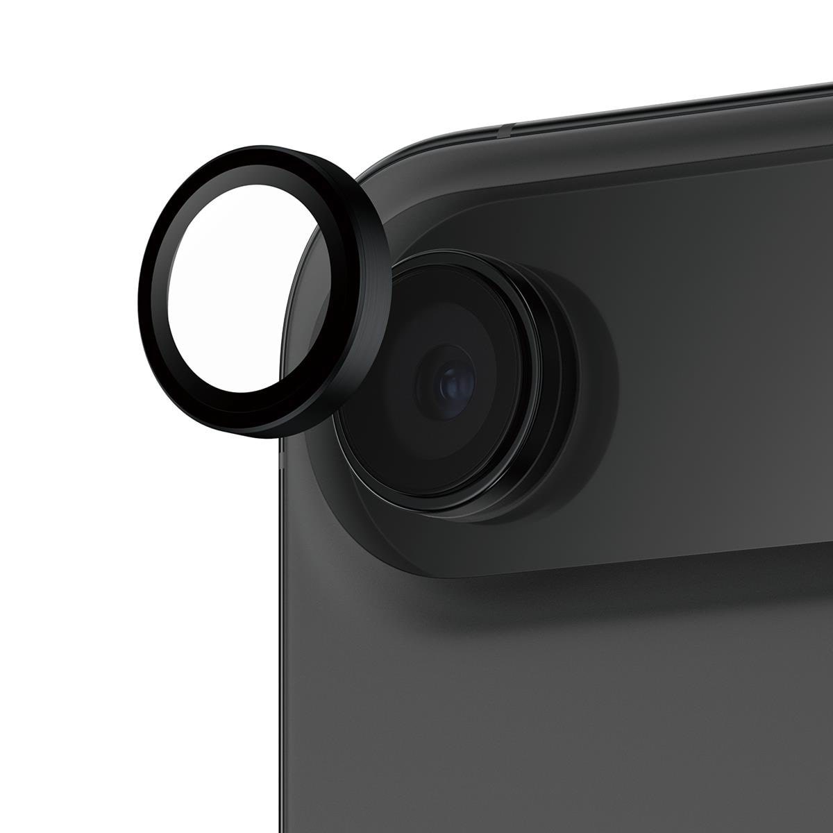 PanzerGlass Hoops Black Camera Lens Protector iPhone Air Beskyttelsesglas PG32259