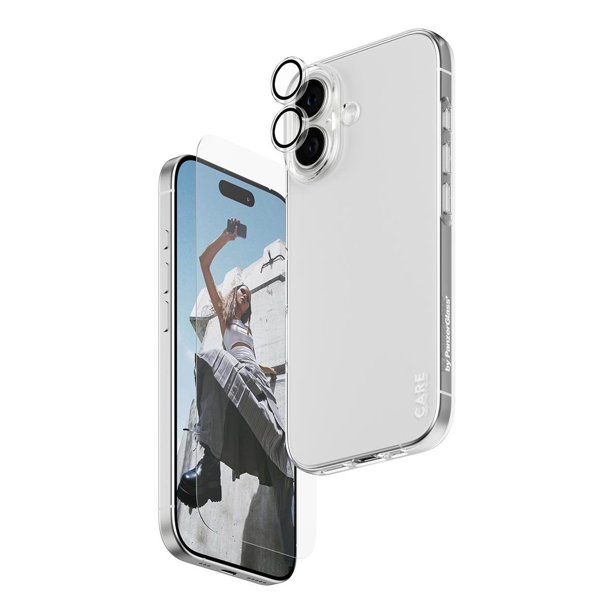 SAFE by PanzerGlass 3-in-1 Fashionable Combo Bundle iPhone 17 Beskyttelsesglas CR56180
