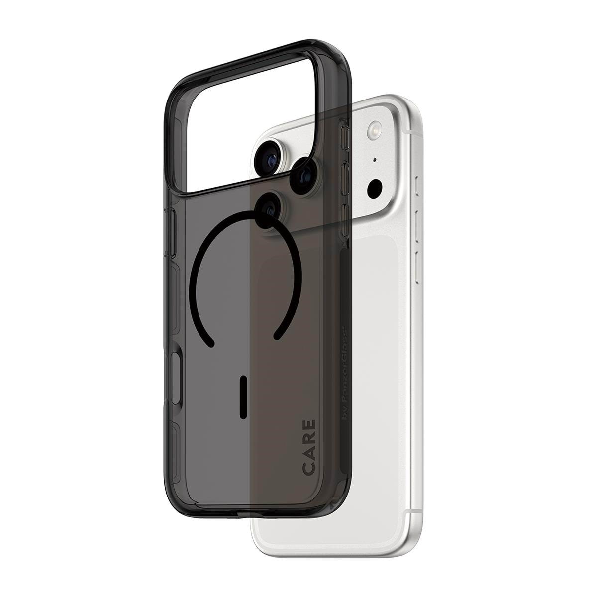 CARE by PanzerGlass Flagship Case Urban Explorer Smokey w. Black MagSafe iPhone 17 Pro Max