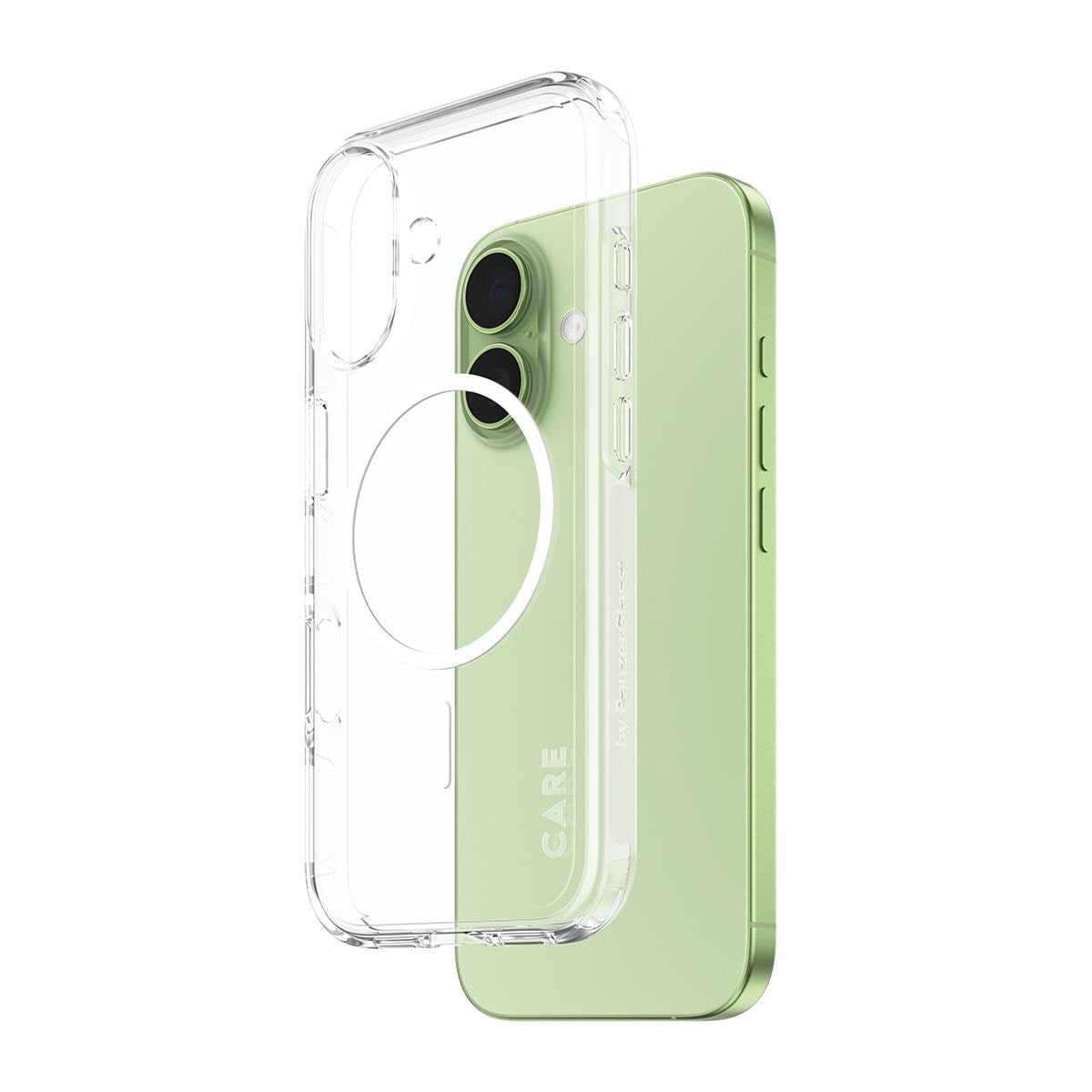 CARE by PanzerGlass Flagship Case Transparent Urban Explorer w. White MagSafe iPhone 17 Mobilcover CR49224