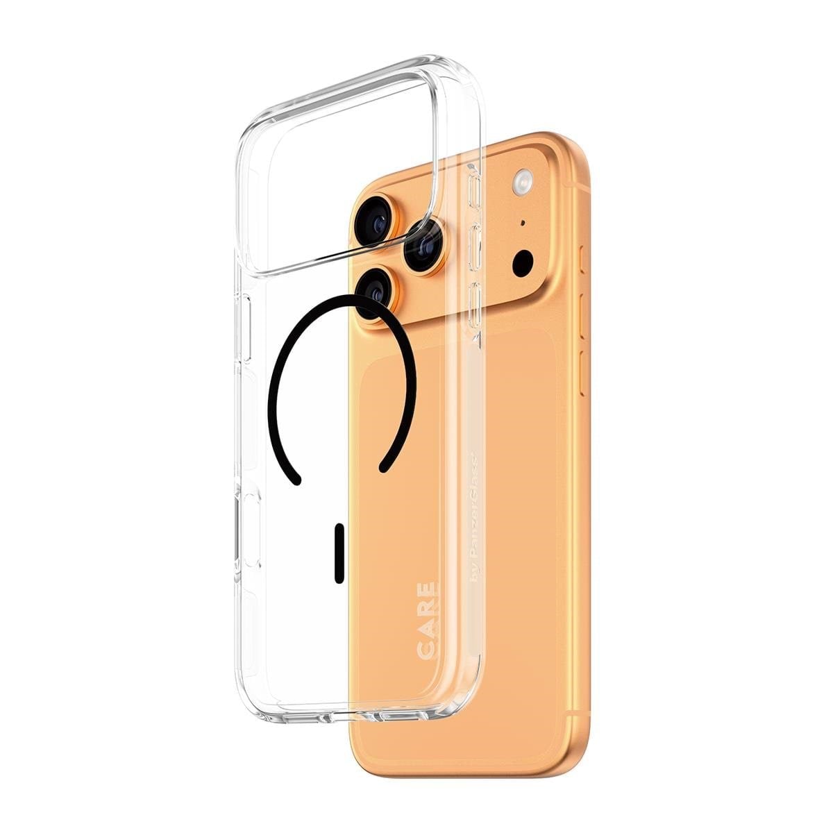 CARE by PanzerGlass Flagship Case Transparent Urban Explorer w. Black MagSafe iPhone 17 Pro Max