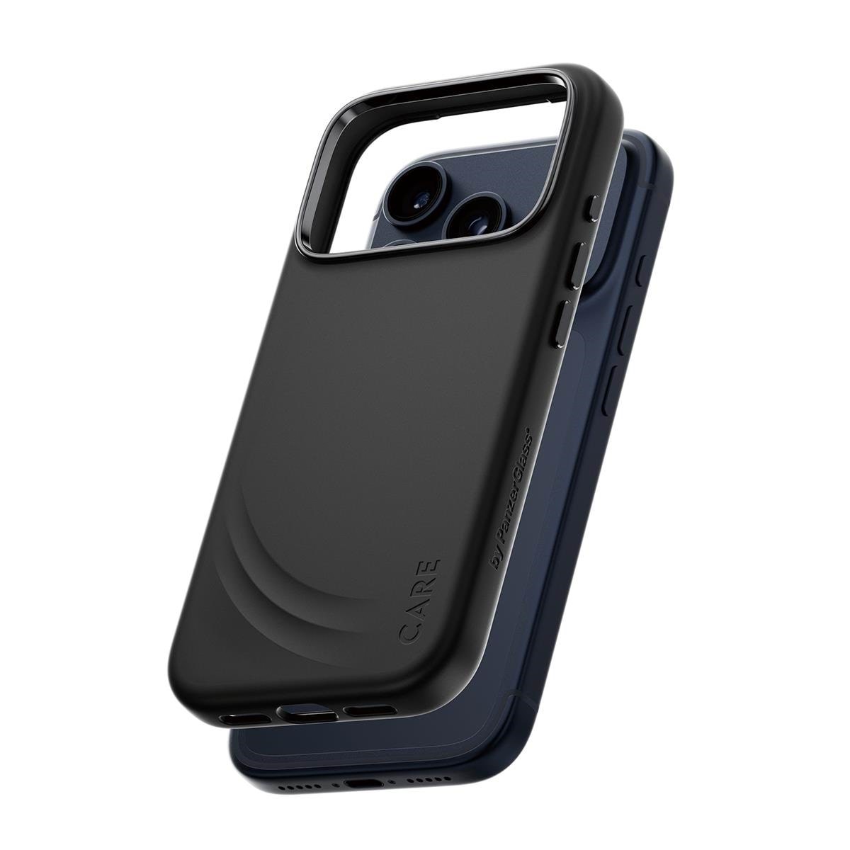 CARE by PanzerGlass Feature FLOW Case Black w. MagSafe iPhone 17 Pro Mobilcover CR58291