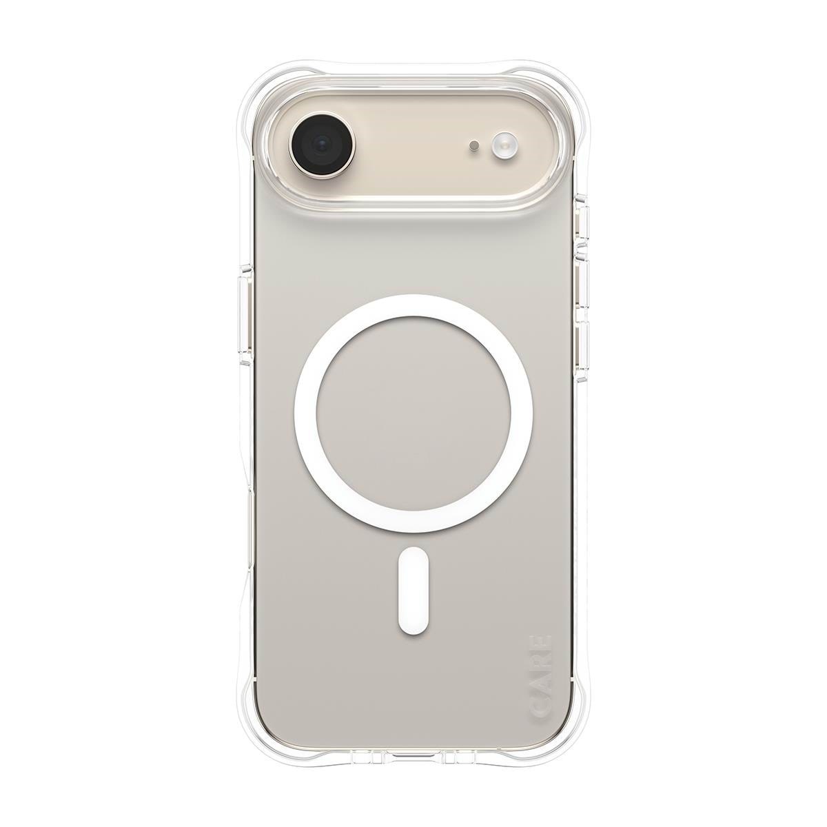 CARE by PanzerGlass Fashionable Case Samba Transparent w. White MagSafe iPhone Air