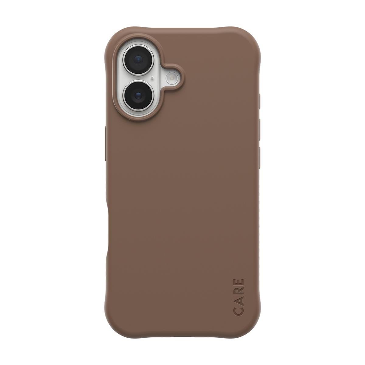 CARE by PanzerGlass Fashionable Case Samba Espresso w. MagSafe iPhone 17 Mobilcover CR49839
