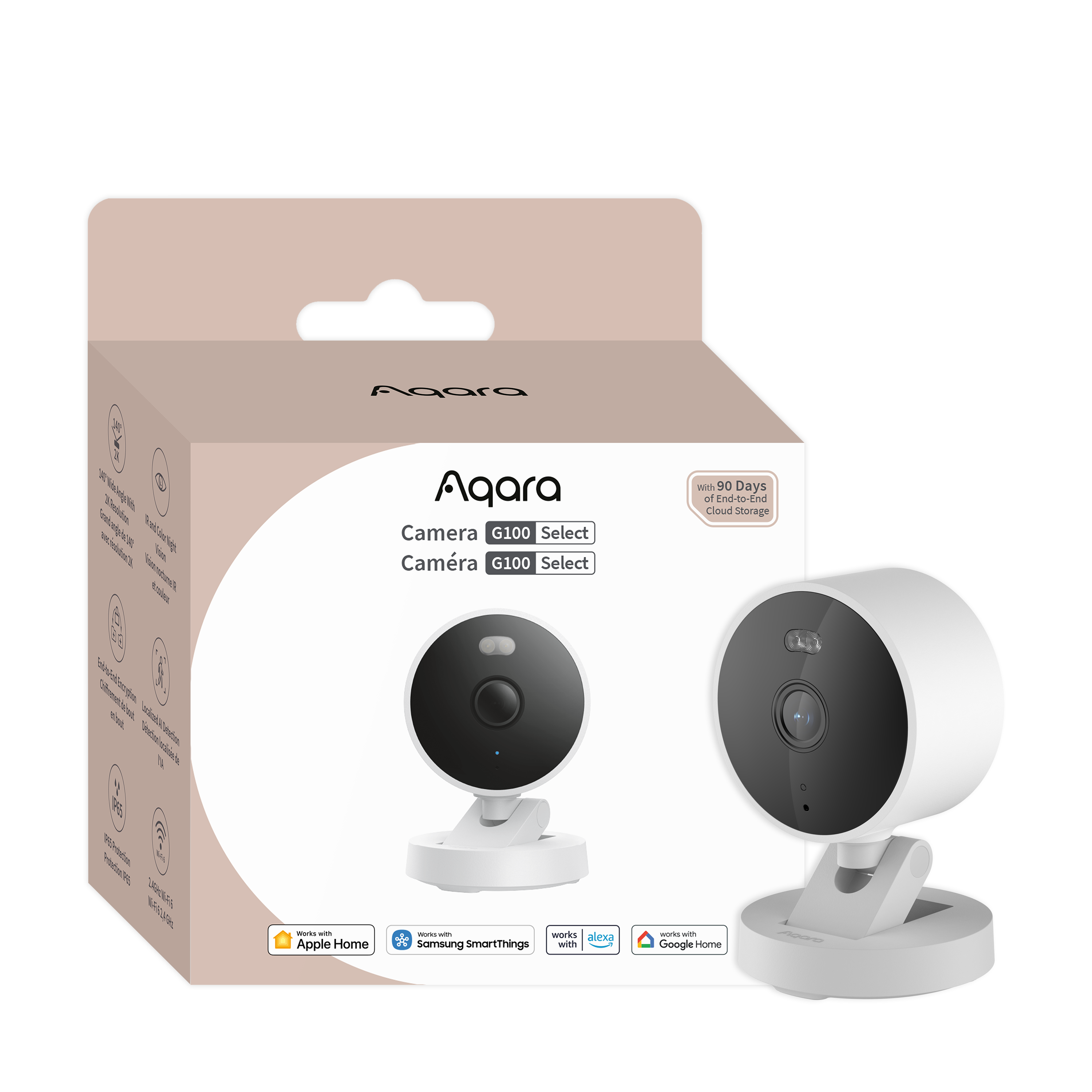 Aqara Camera G100 Select, Hvid Smart Home CH-C08D-W