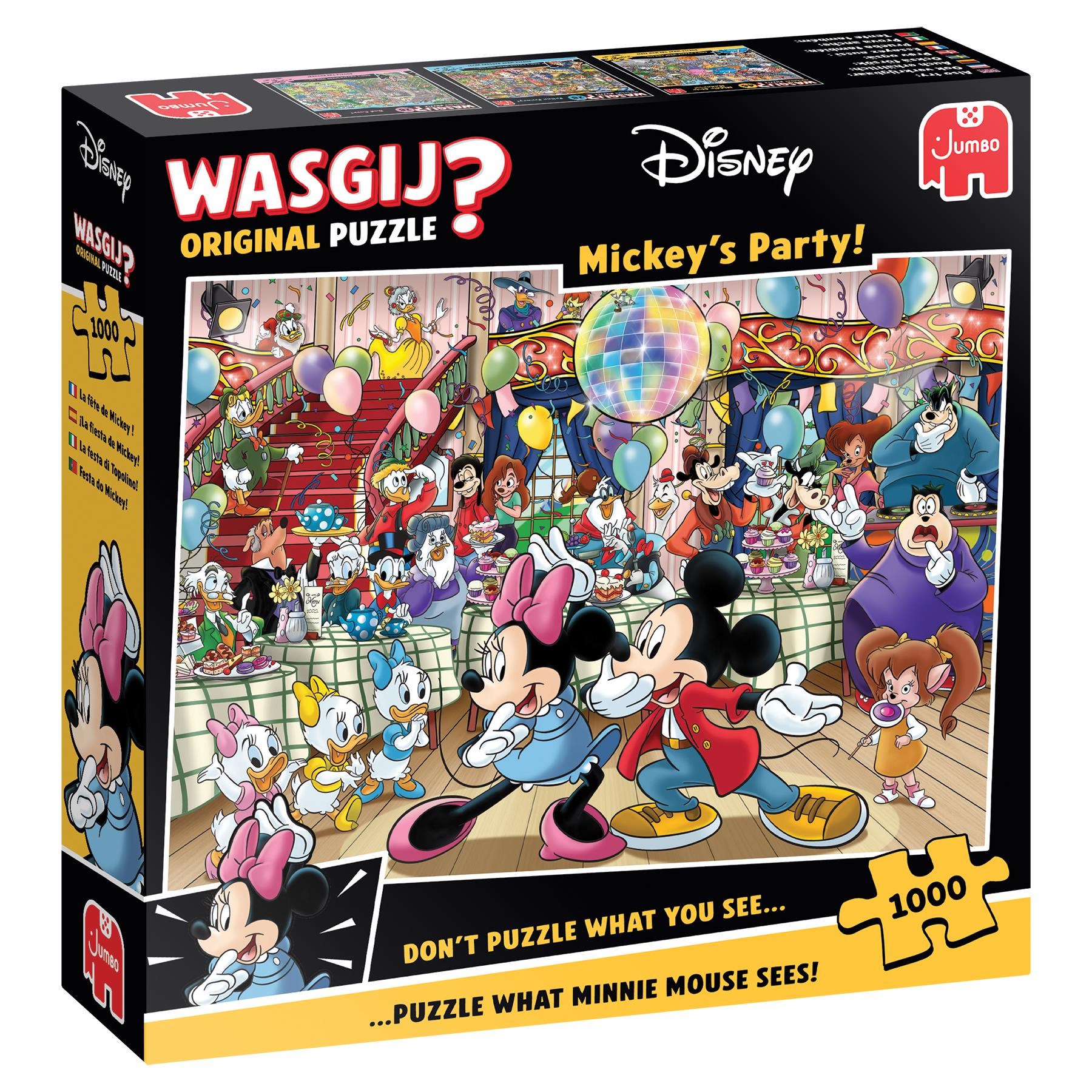 Wasgij Orginal - Mickey's Party! (1000) Puslespil 1110100586
