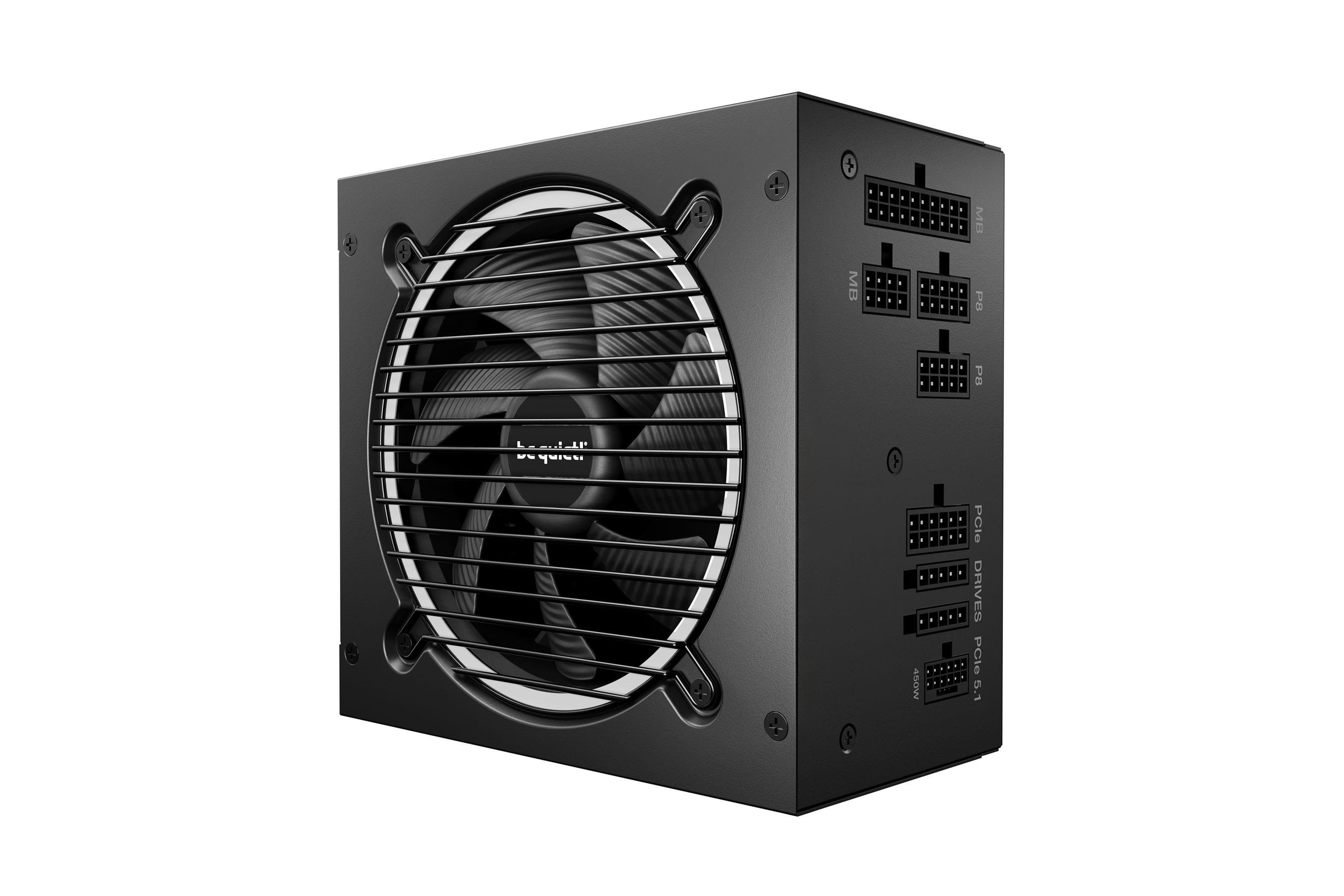 be quiet! Pure Power 13 M Strømforsyning - 650 Watt - 120 mm - ATX 3.1 - 80 Plus Gold certified