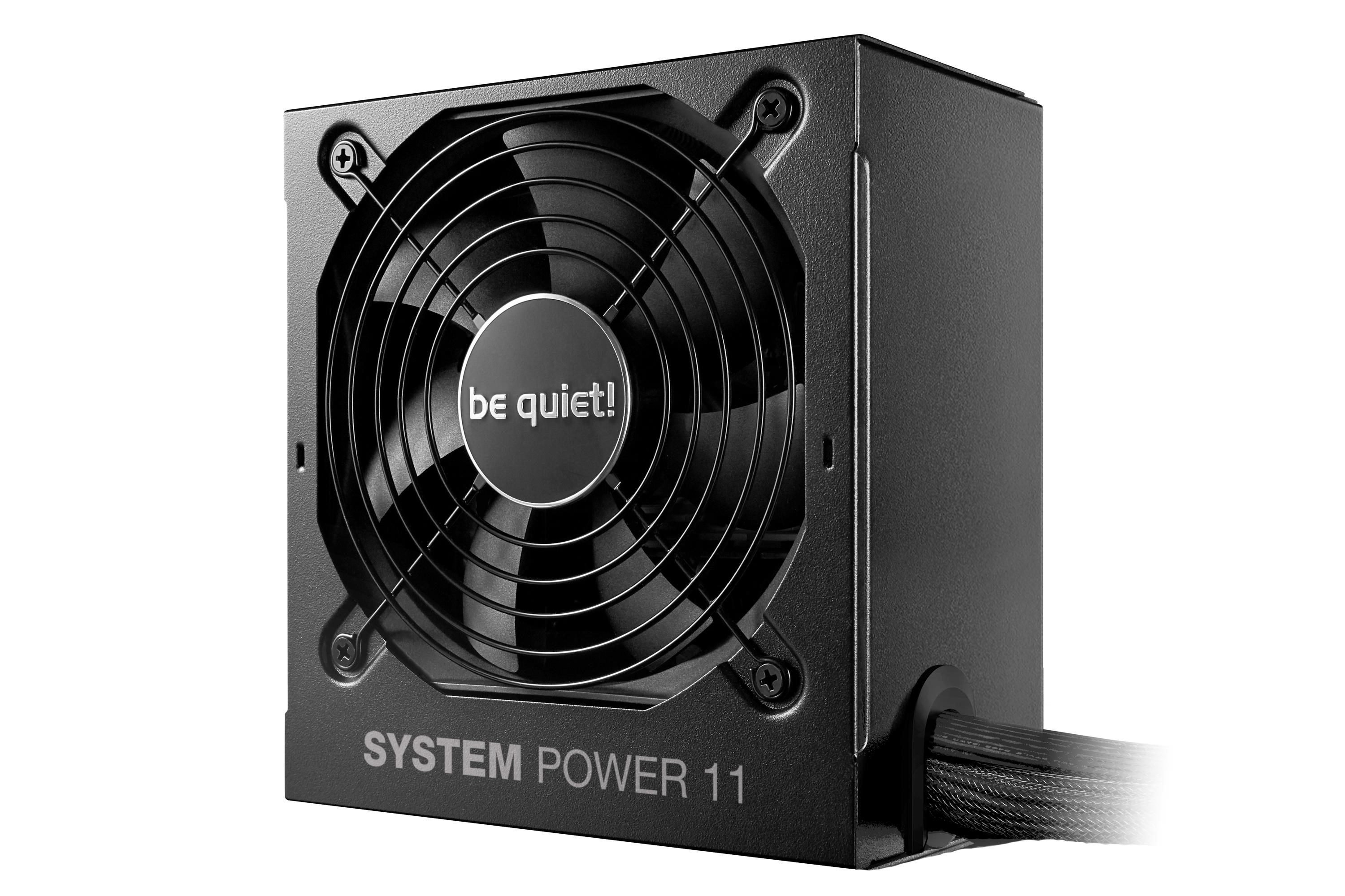 be quiet! System Power 11 650W Strømforsyning - 650 Watt - 120 mm - ATX 3.1 - 80 Plus Bronze certified Strømforsyning Sort BP011EU