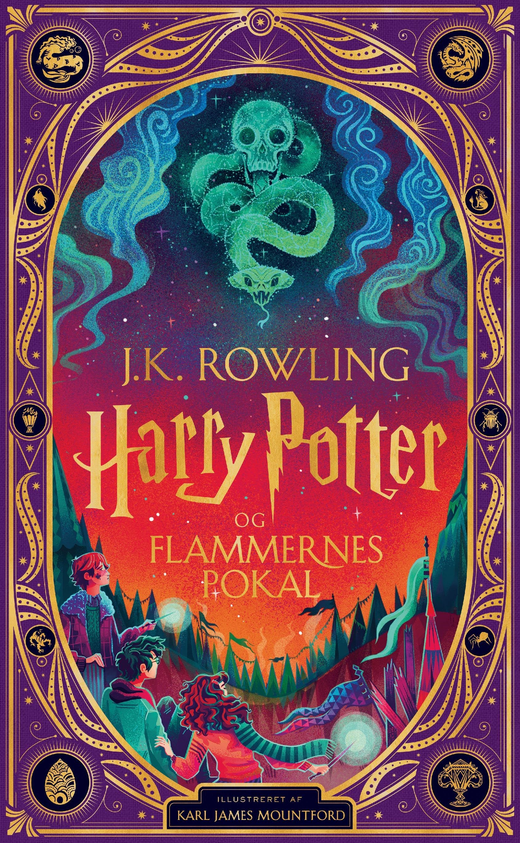 Harry Potter 4 - Harry Potter og Flammernes Pokal - pragtudgave - Ungdomsbog - hardcover Ungdomsbog 9788702433333