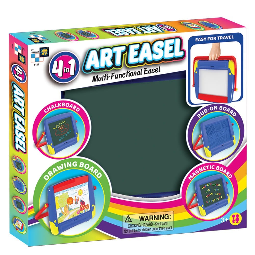 Diamant 4-i-1 Art Easel Kreativt Legetøj 107010