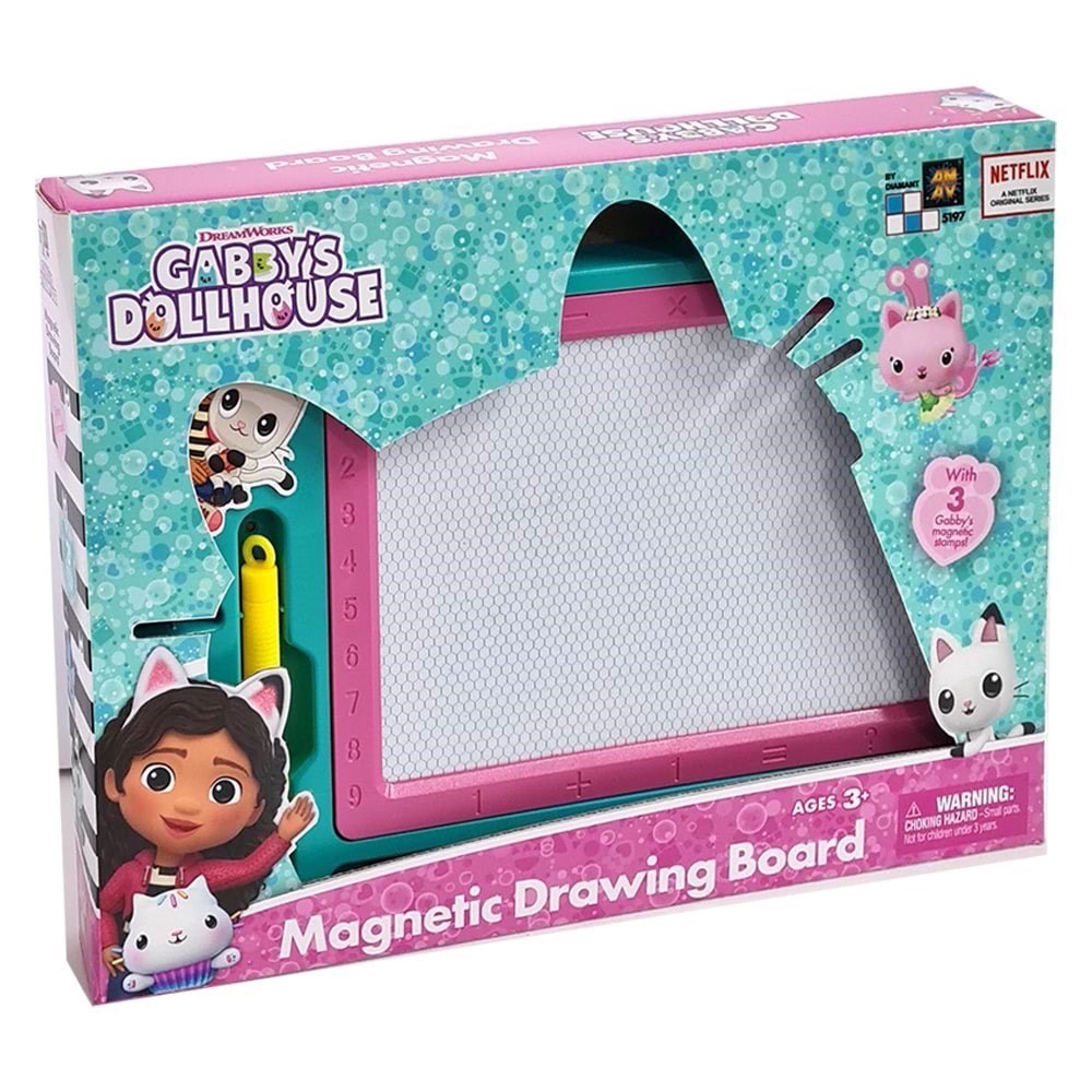 Diamant Gabby's Dollhouse Magnetic Drawing Board Kreativt Legetøj 107111