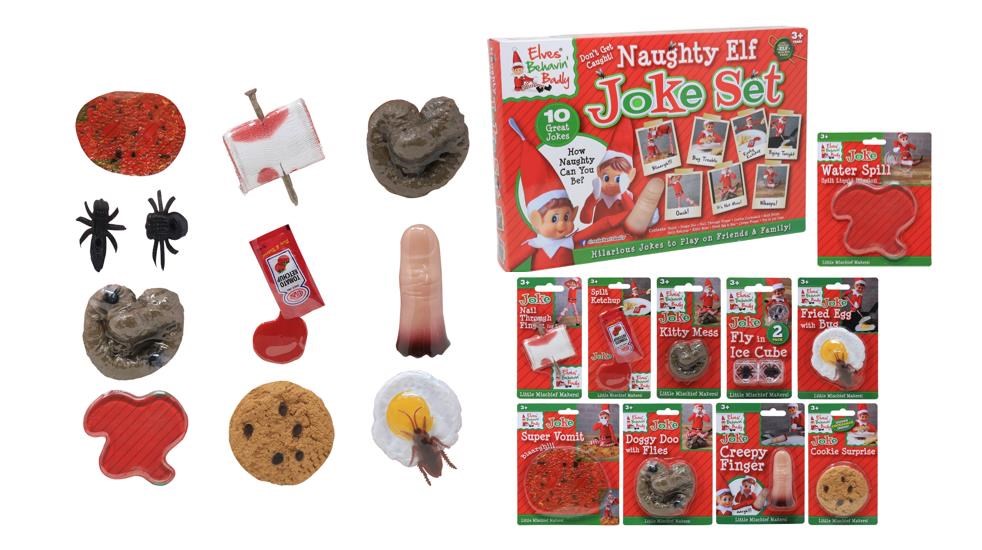 Elves Behavin' Badley Naughty Elf Box of 10 Jokes Kreativt Legetøj 600309