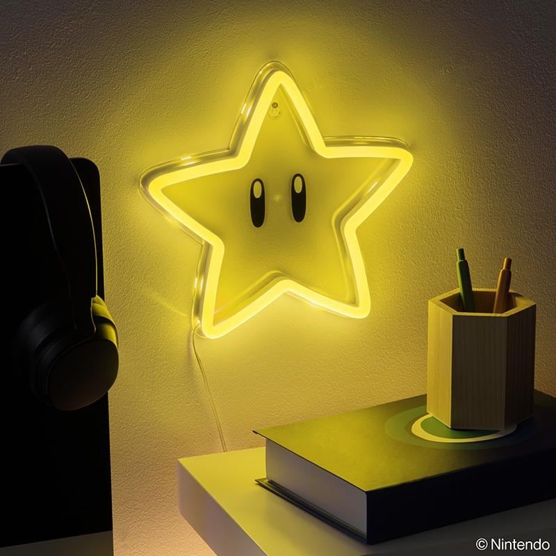 Paladone - Super Star Wall Mountable LED Neon Light - Lampe Merchandise PP14711NNVN