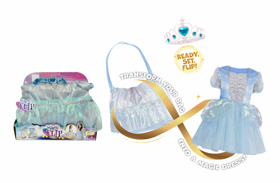 Magic Flip Blue Princess 110 - 116 cm Legetøj 604501