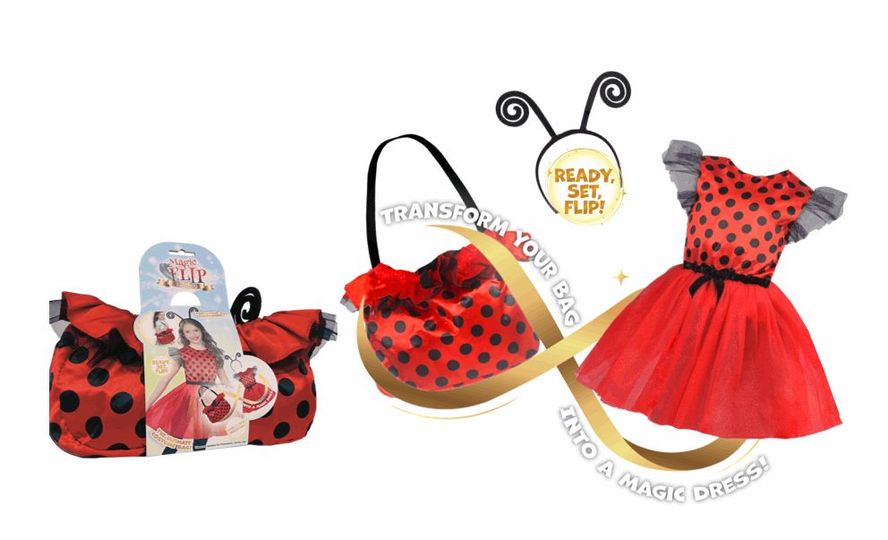 Magic Flip Ladybug 110 - 116 cm Legetøj 604503