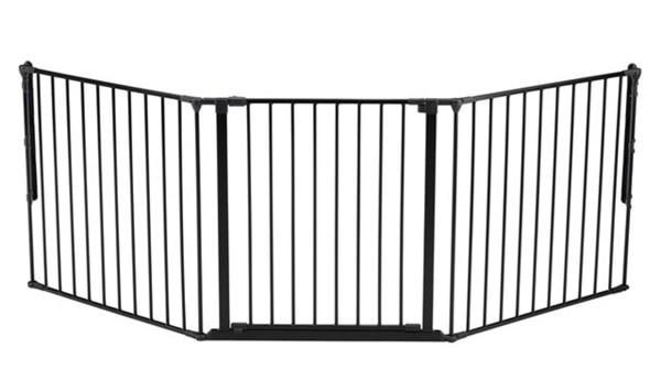 BabyDan Pet Flex L hundegitter sort 146-223 cm Hundeudstyr 500988