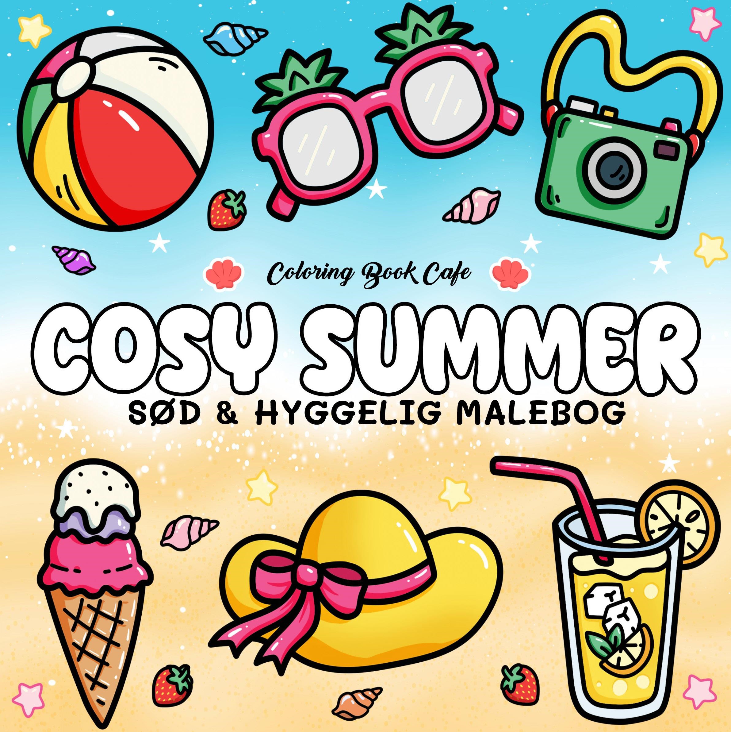 Malebog: Cozy Summer - Cozy Coloring - Hobby - paperback Hobby 9788776390747