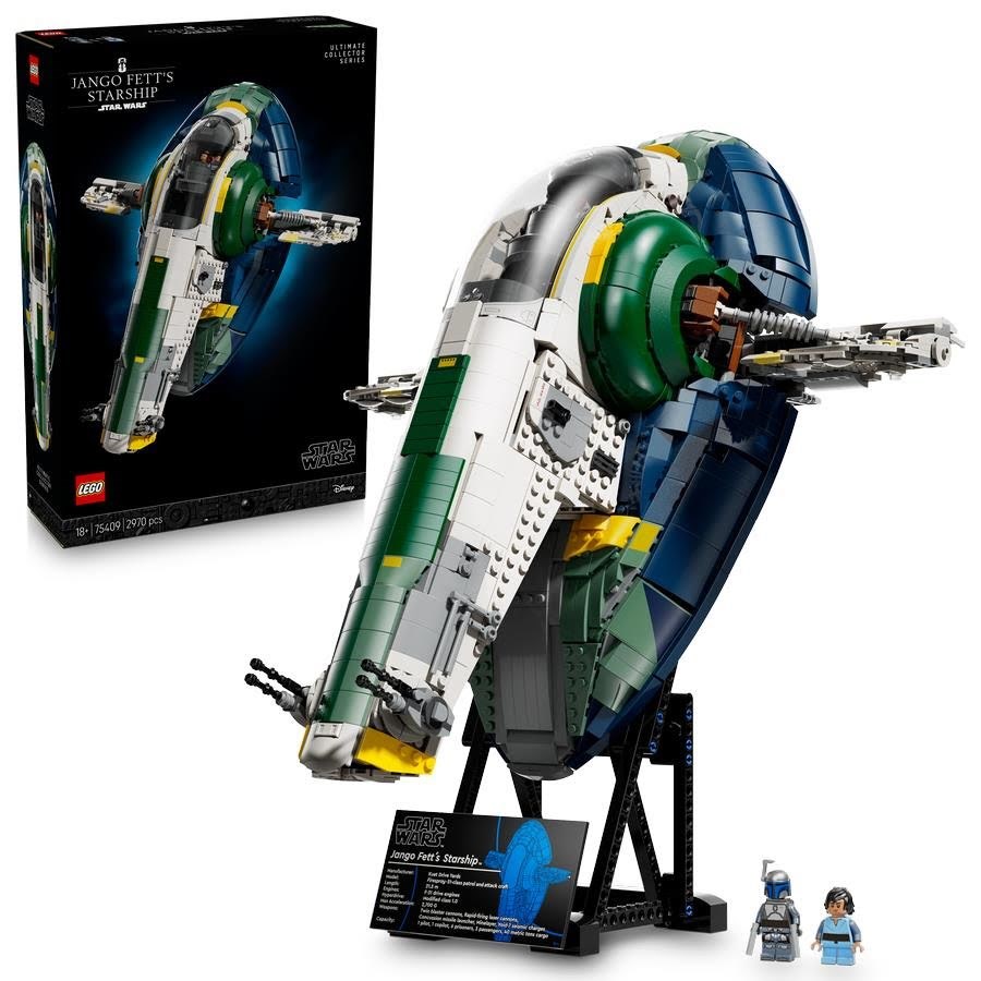 LEGO Star Wars 75409 Jango Fetts rumskib af Firespray-klassen byggesæt 18+ år