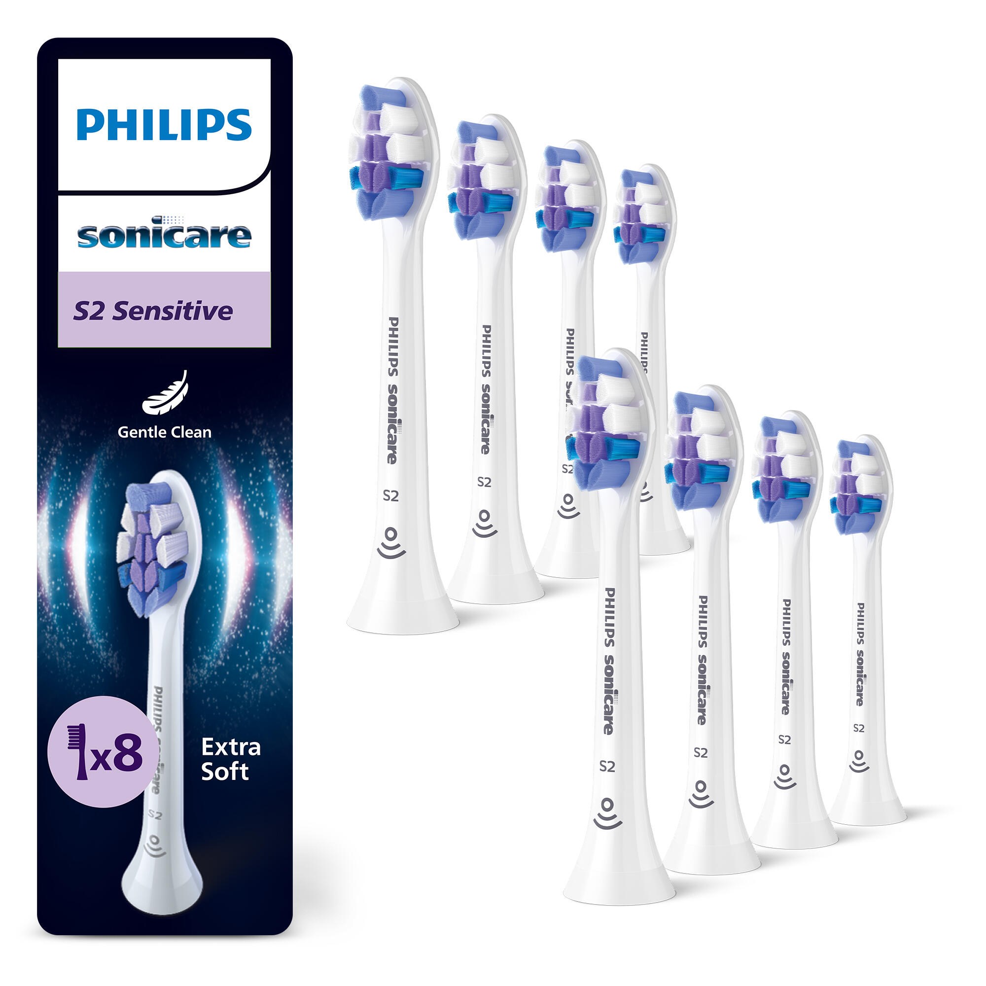 Philips Tandbørstehoveder Sonicare Sensitive HX6058/87 El Tandbørste