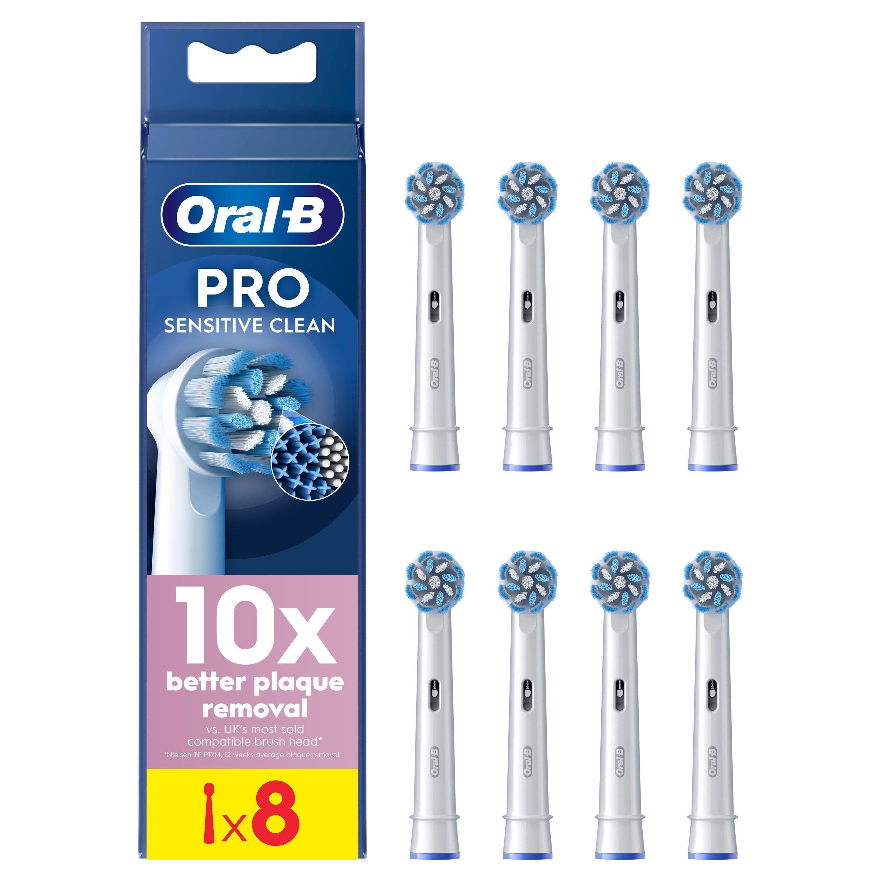 Oral-B Tandbørstehoveder Sensitive Clean & Care 8 pcs El Tandbørste 8006540892206
