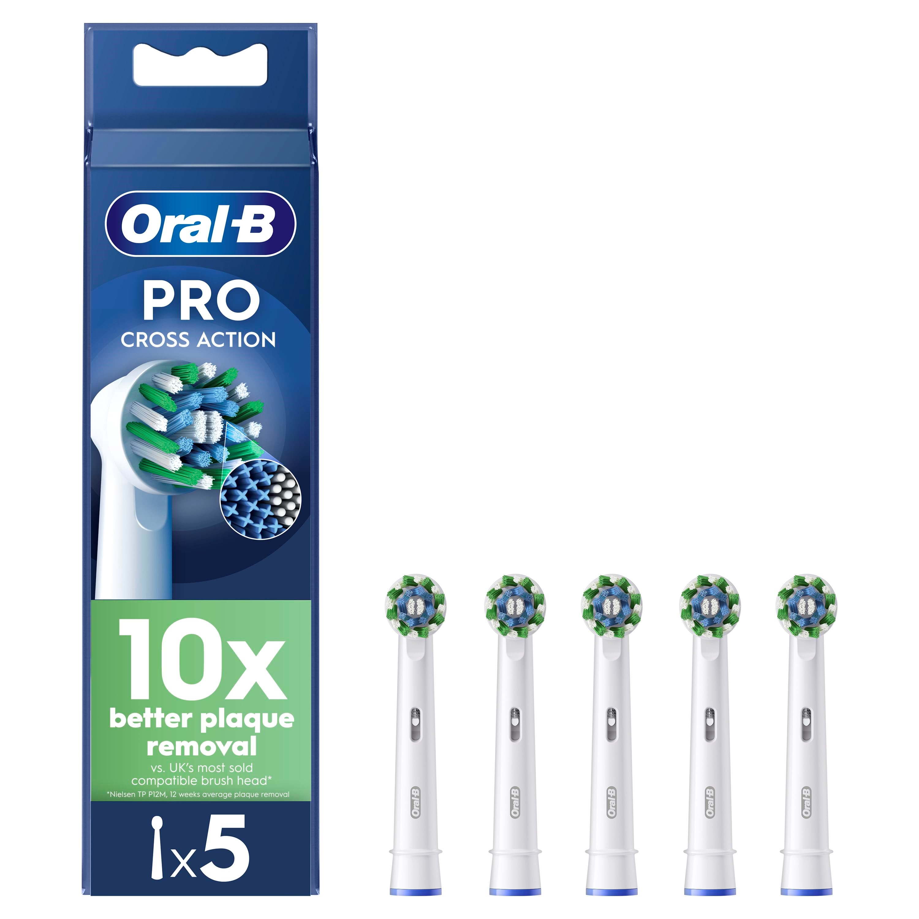 Oral-B Tandbørstehoveder Cross Action 5 pcs El Tandbørste 8006540892930